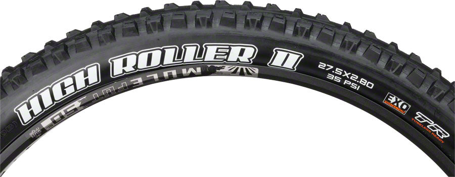 Image of Maxxis High Roller II Tire - 275 x 28 Tubeless Folding Black Dual EXO
