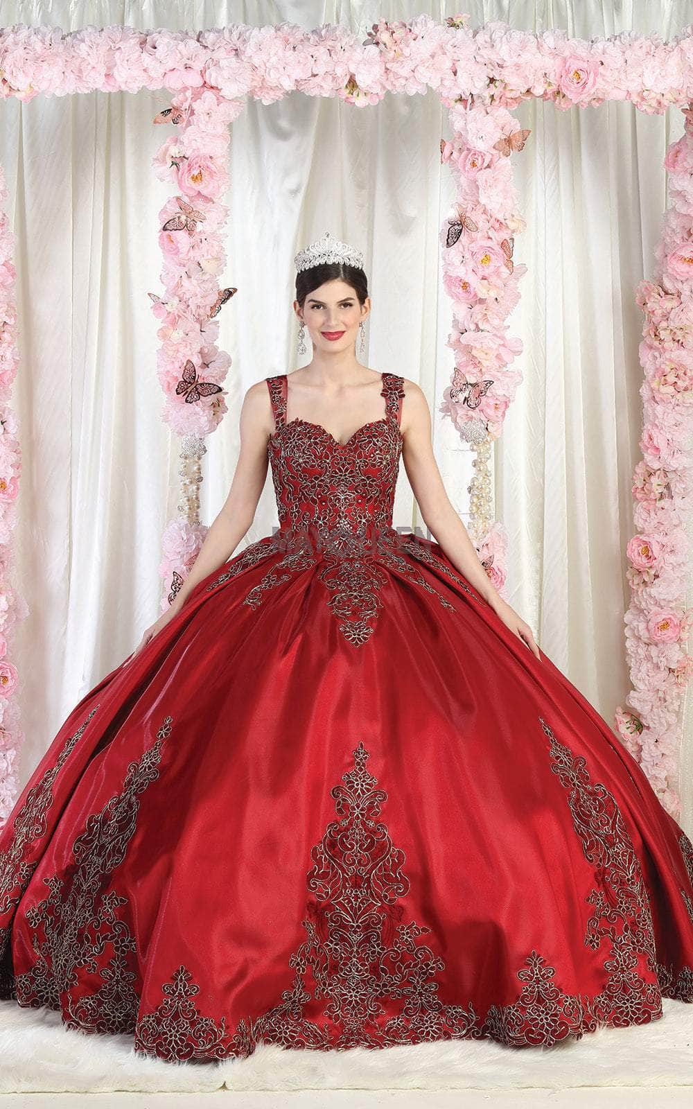 Image of May Queen LK196 - Sweetheart Pleated Ballgown