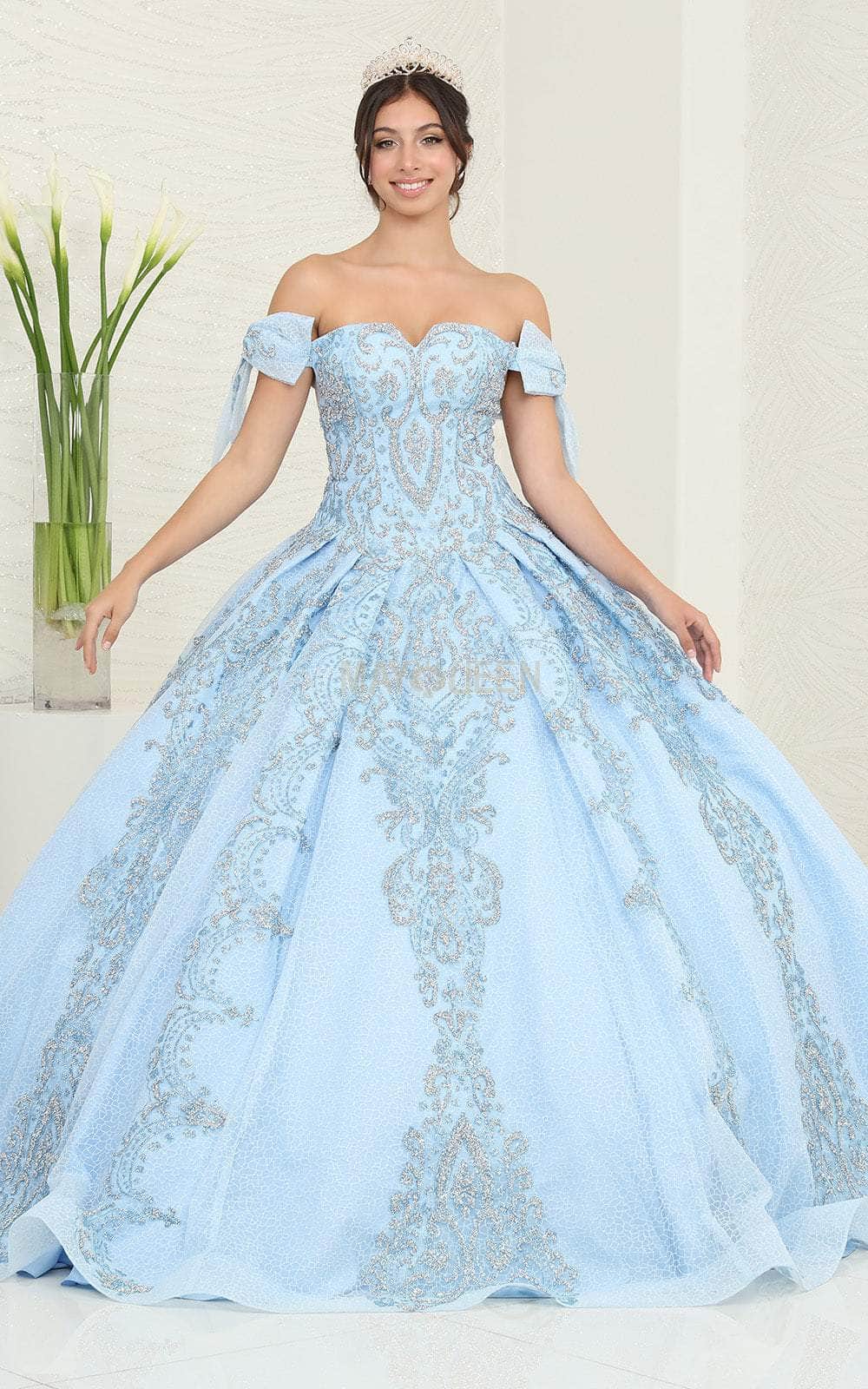 Image of May Queen LK241 - Bow Strap Ballgown