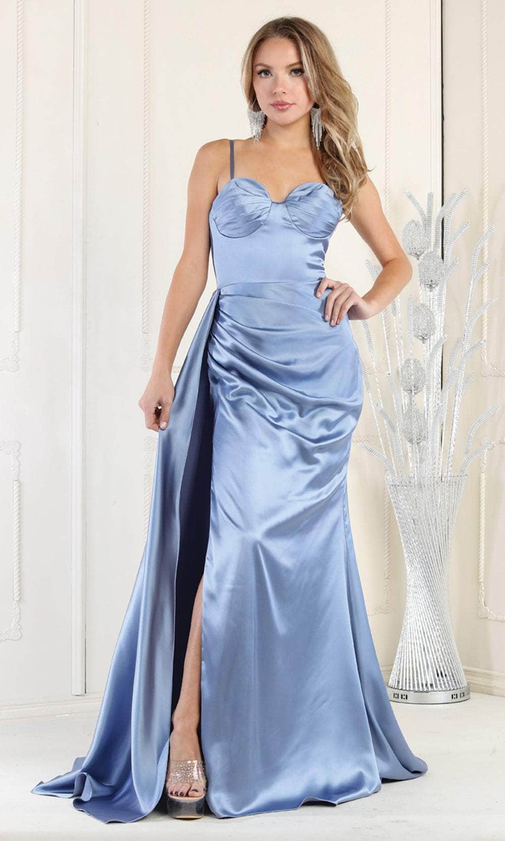 Image of May Queen RQ7960 - Sweetheart Sleeveless Prom Dress