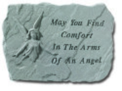 Image of May you find comfort in the arms Engraved Stone