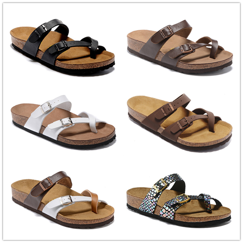 Image of Mayari Arizona Hot sell summer Cork slippers Men Women flats sandals unisex casual shoes Beach slippers Flip Flops fashion luxury designer t