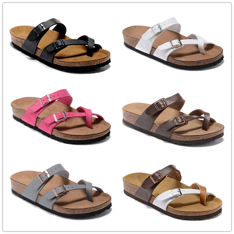 Image of Mayari florida arizona hot sell summer cork slippers men women flats sandals unisex casual shoes beach slippers fashion luxury designer trai