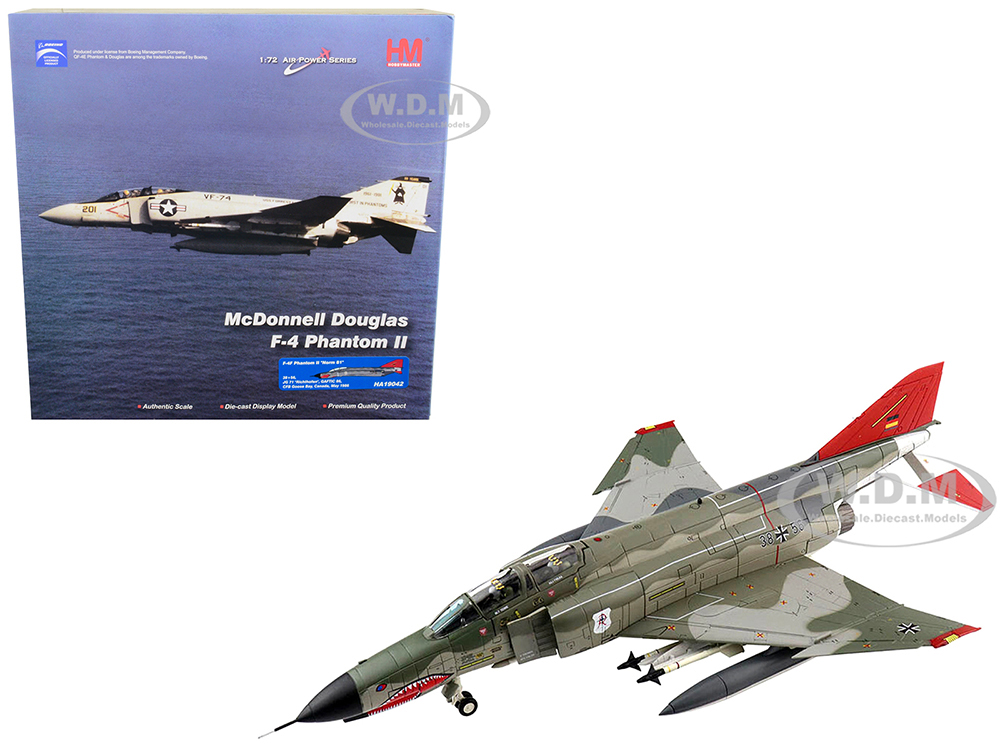 Image of McDonnell Douglas F-4F Phantom II "Norm 81" Fighter Aircraft "JG 71 "Richthofen" GAFTIC 86 CFB Goose Bay Canada" (May 1986) "Air Power Series" 1/72 D