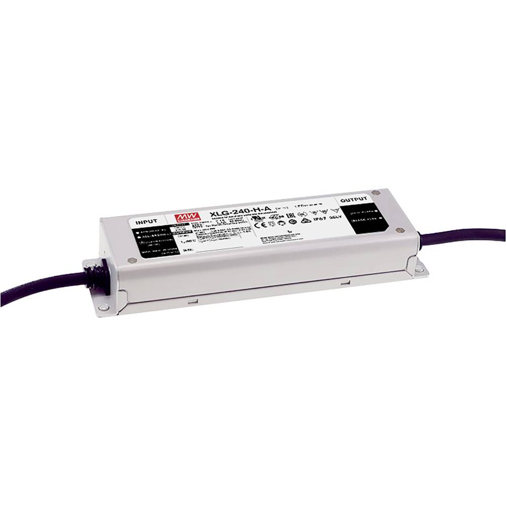 Image of Mean Well XLG-240-L-A LED driver Constant power 2394 W 350 - 1050 mA 178 - 342 V DC Approved for use on furniture