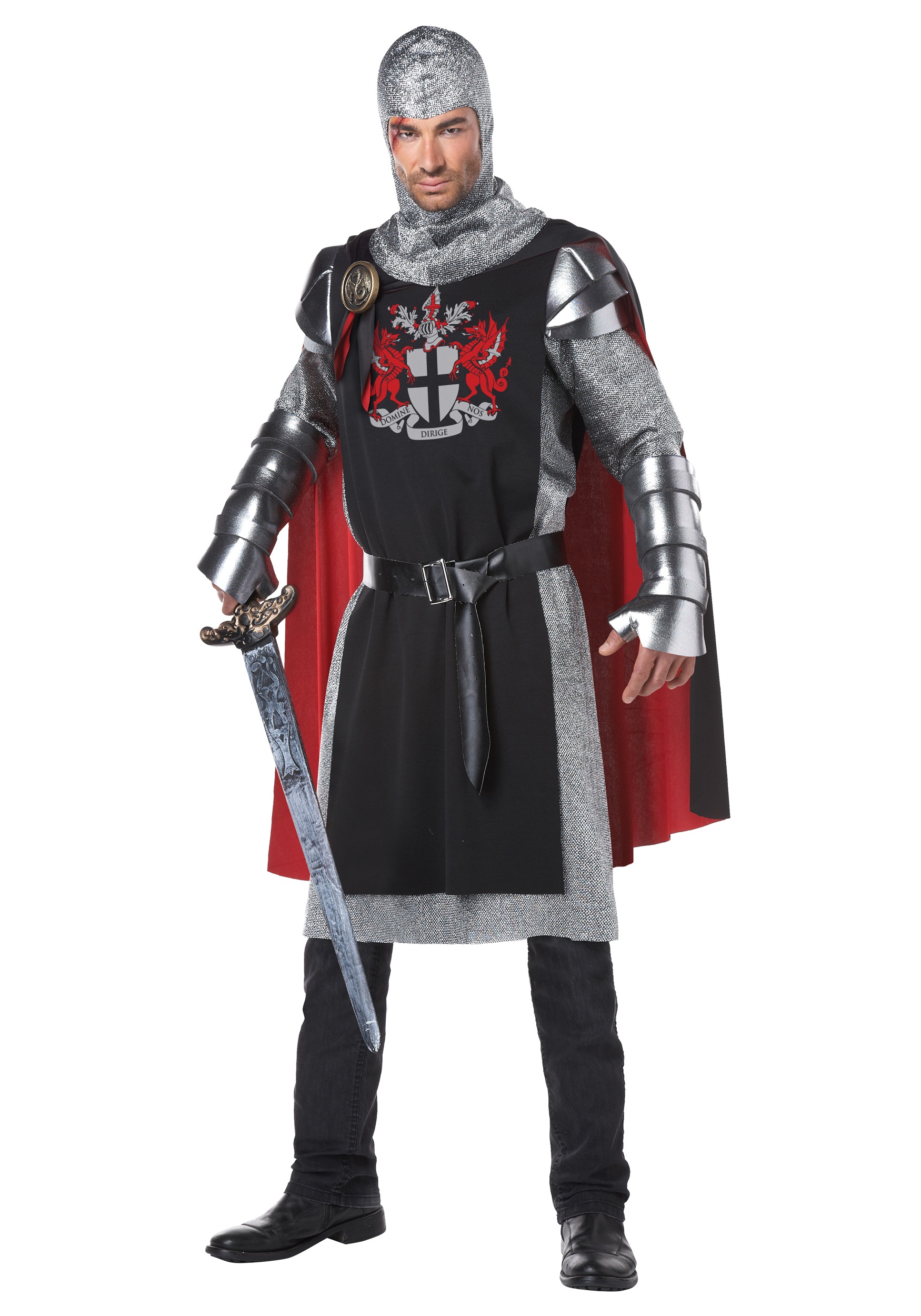 Image of Medieval Knight Men's Costume ID CA01370-S/M