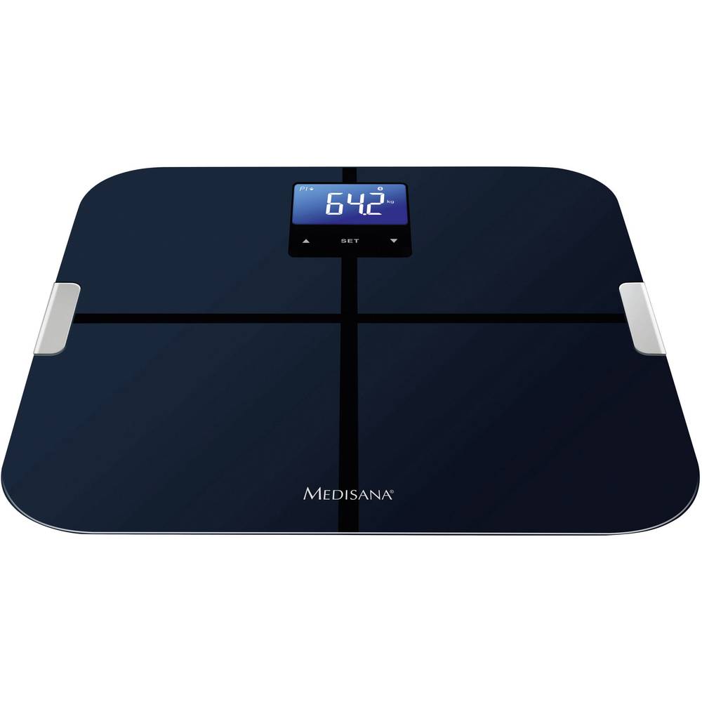 Image of Medisana BS 440 connect Smart bathroom scales Weight range=180 kg Black ITO sensors