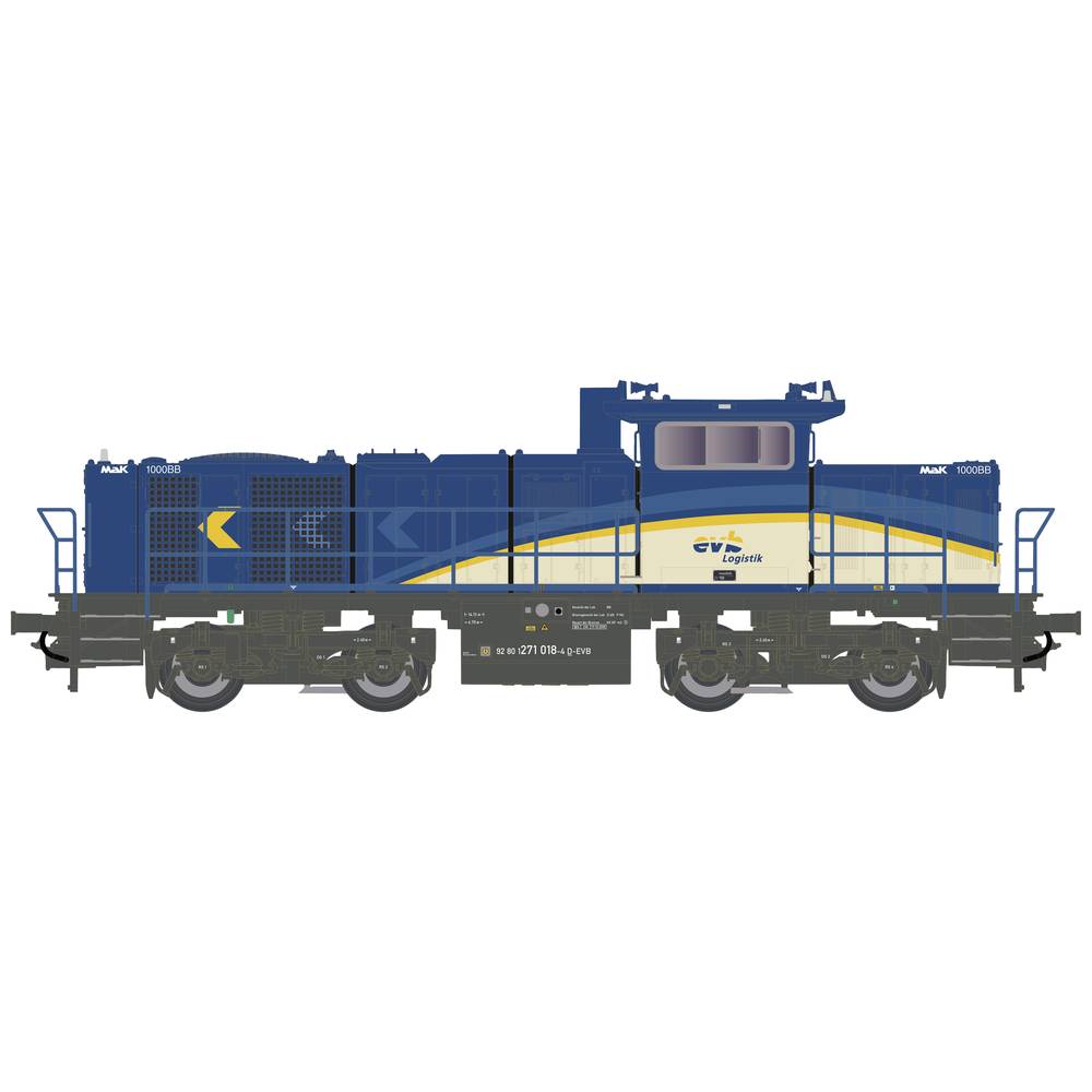Image of Mehano 90548 H0 Diesel locomotive Vossloh G1000 of EVB G1000 EVB
