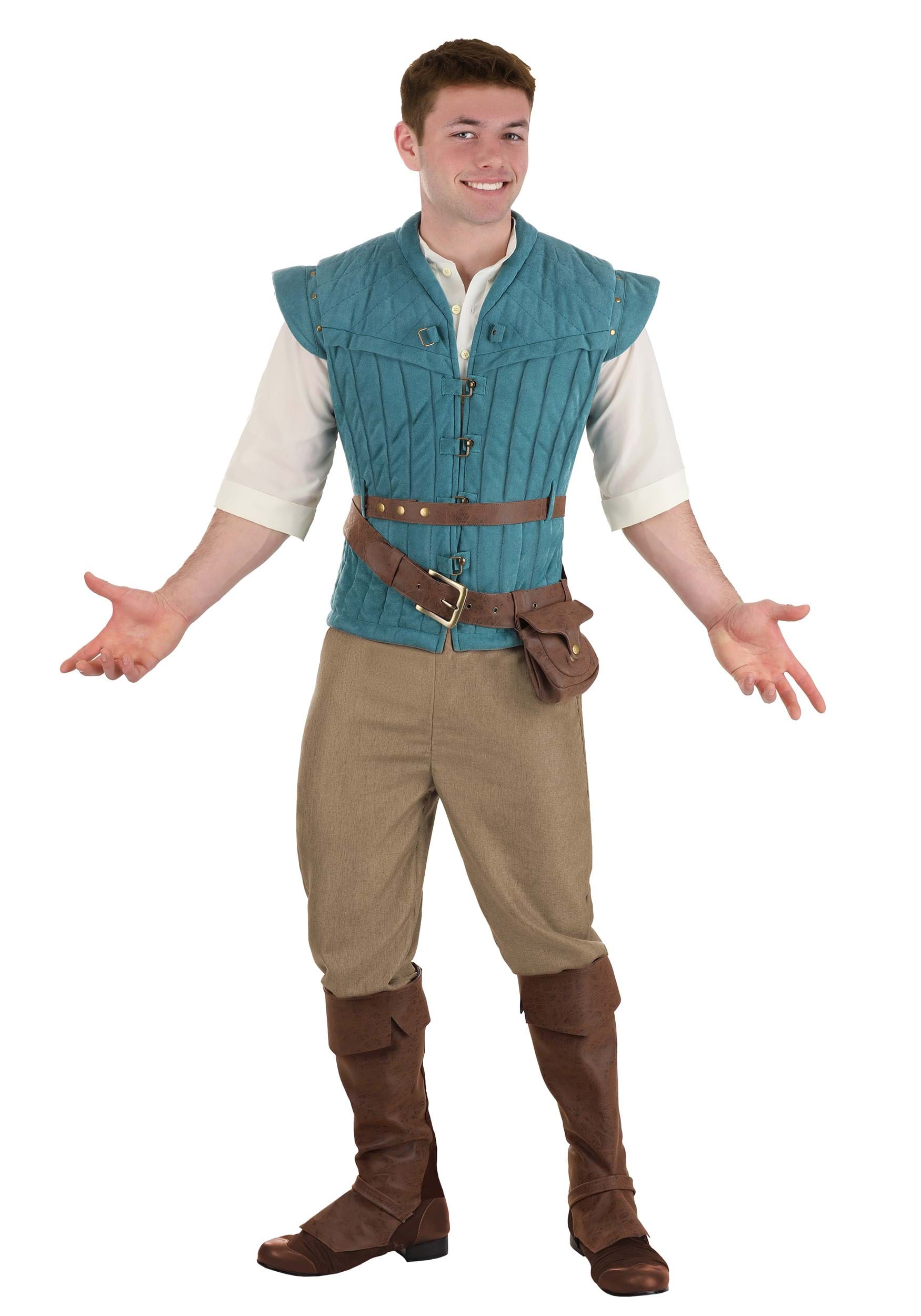 Image of Men's Authentic Disney Tangled Flynn Rider Costume ID FUN4781AD-S