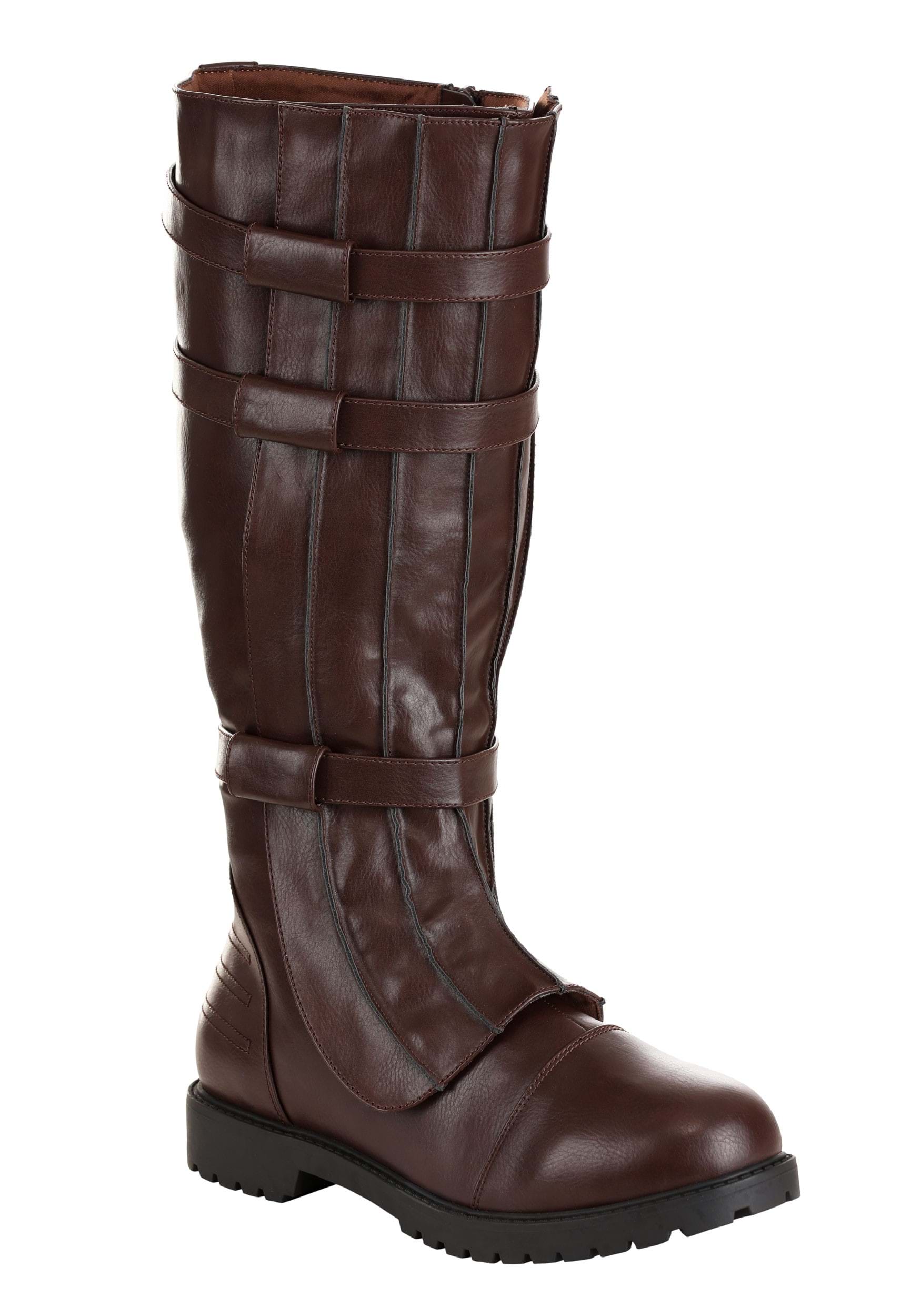 Image of Men's Brown Costume Boots ID FUN3409AD-12