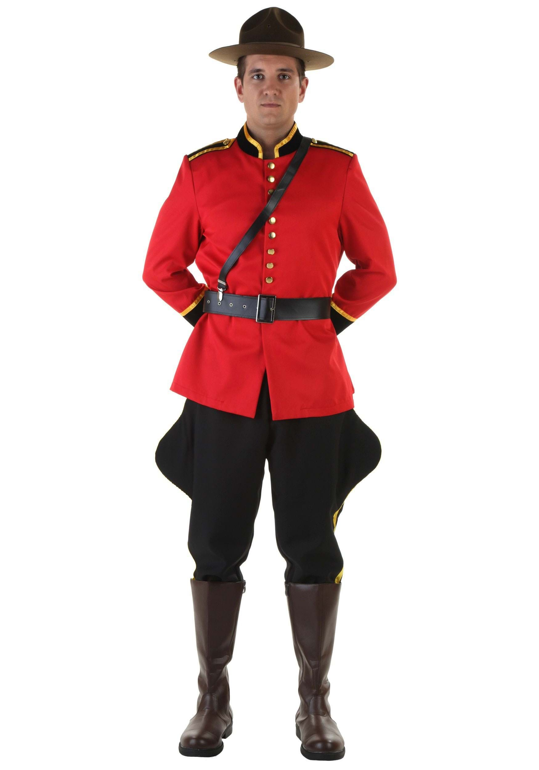 Image of Men's Canadian Mountie RCMP Costume ID FUN2166AD-M