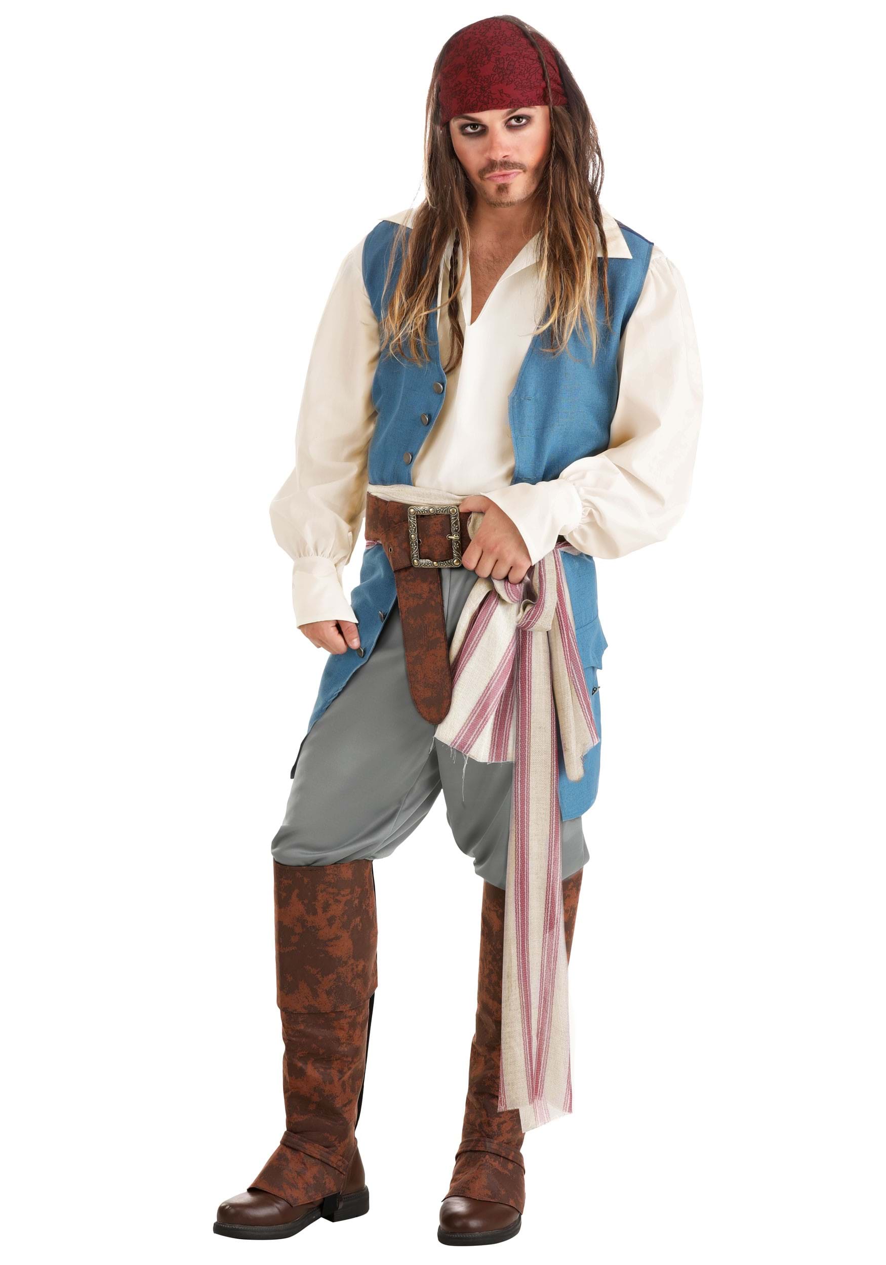 Image of Mens Captain Jack Sparrow Costume ID FUN1899AD-L