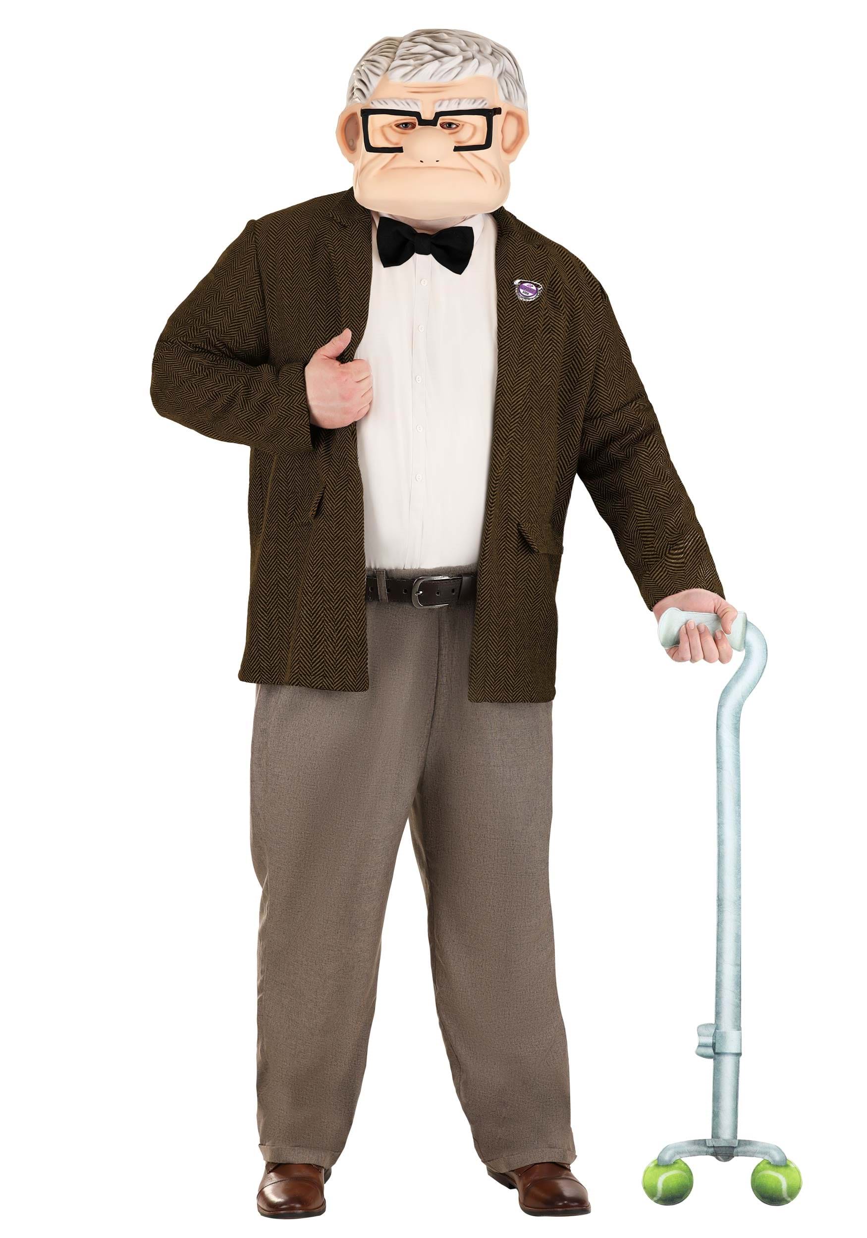 Image of Men's Carl Disney UP Plus Size Costume ID FUN3317PL-3X