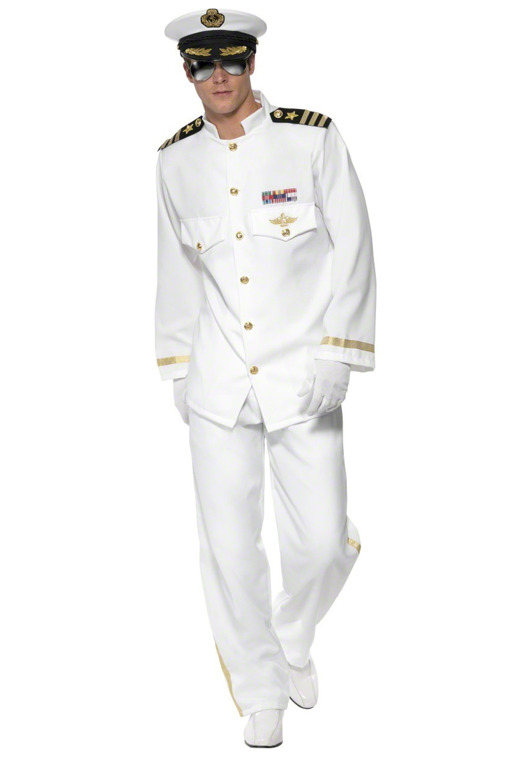 Image of Mens Deluxe Captain Costume ID SM33690-L
