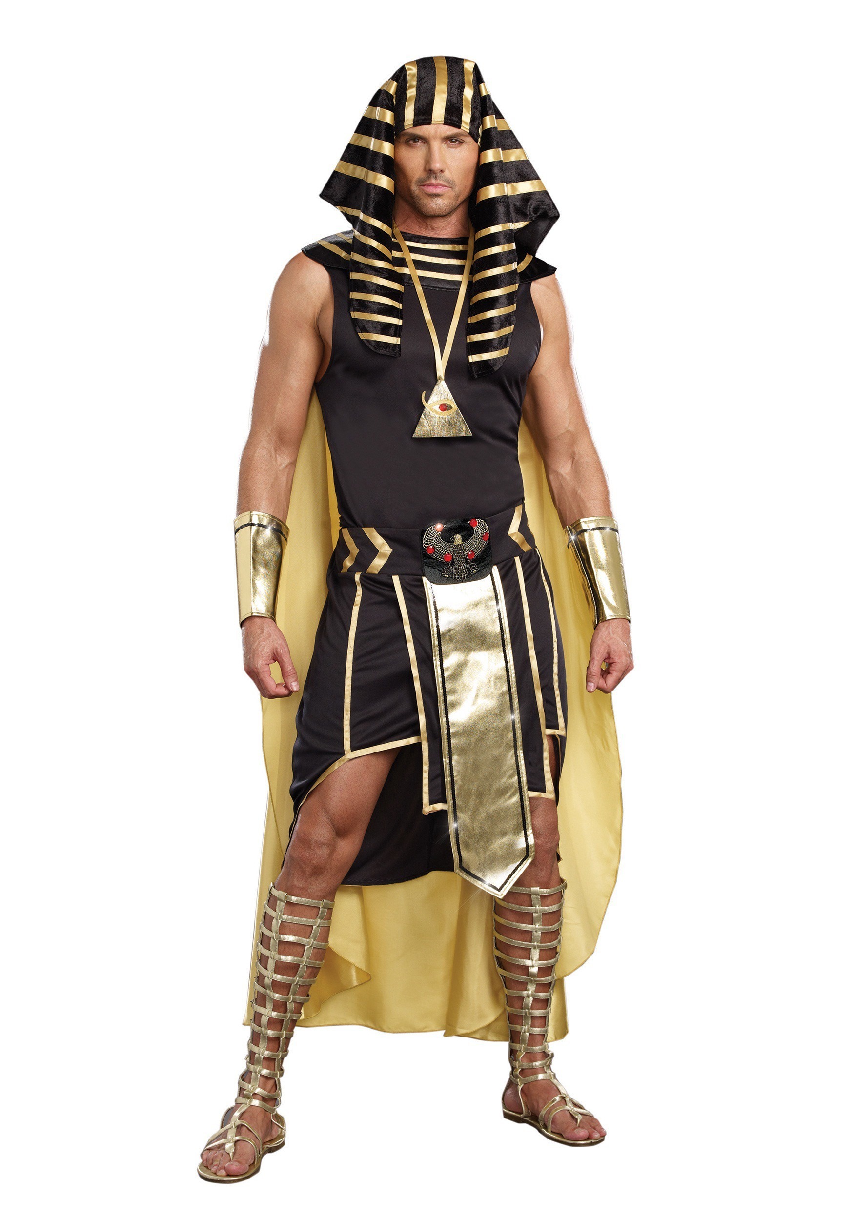 Image of Men's King of Egypt Costume | Historical Costume ID DR9893-M