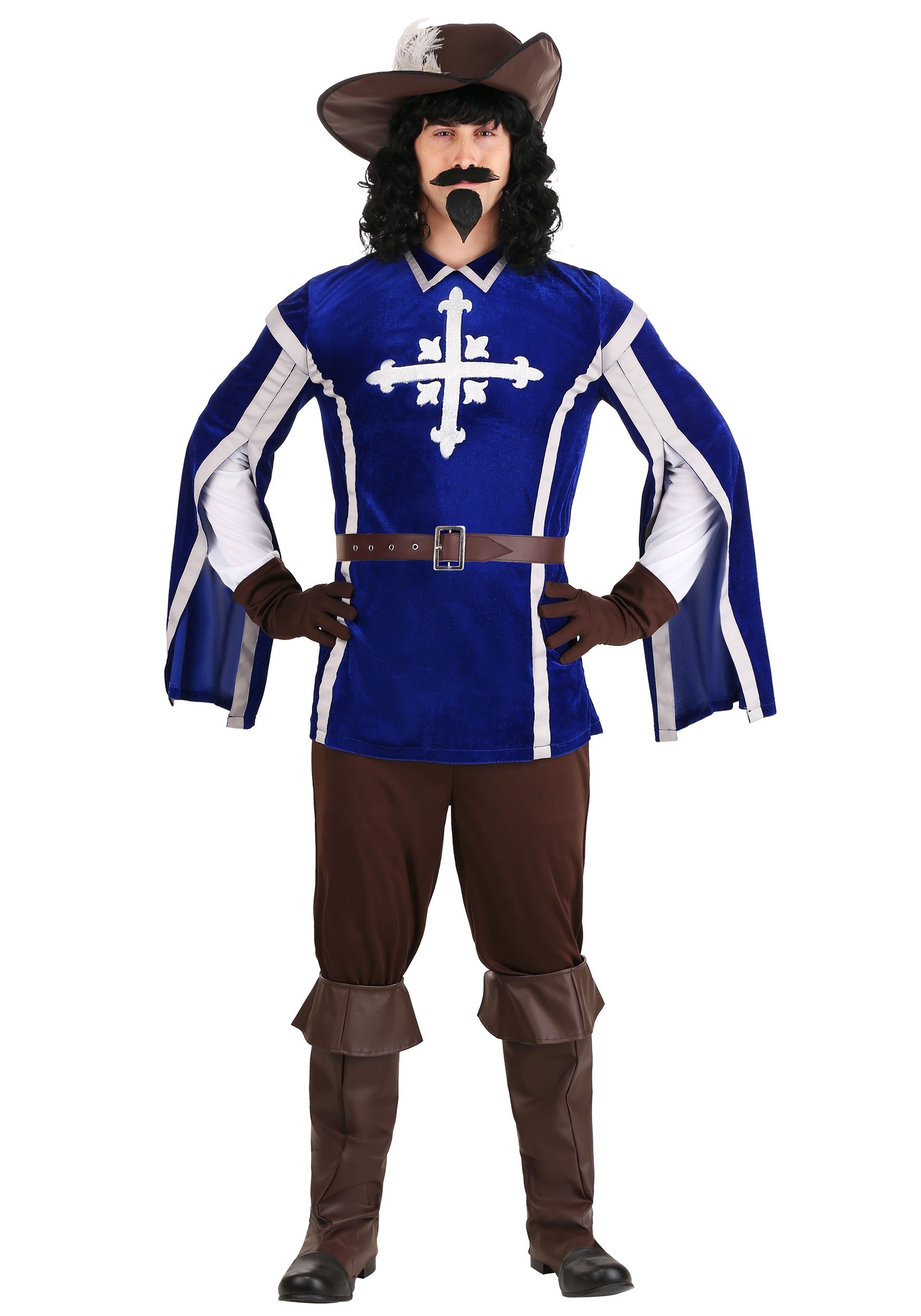 Image of Men's Mighty Musketeer Costume ID FUN1074AD-L