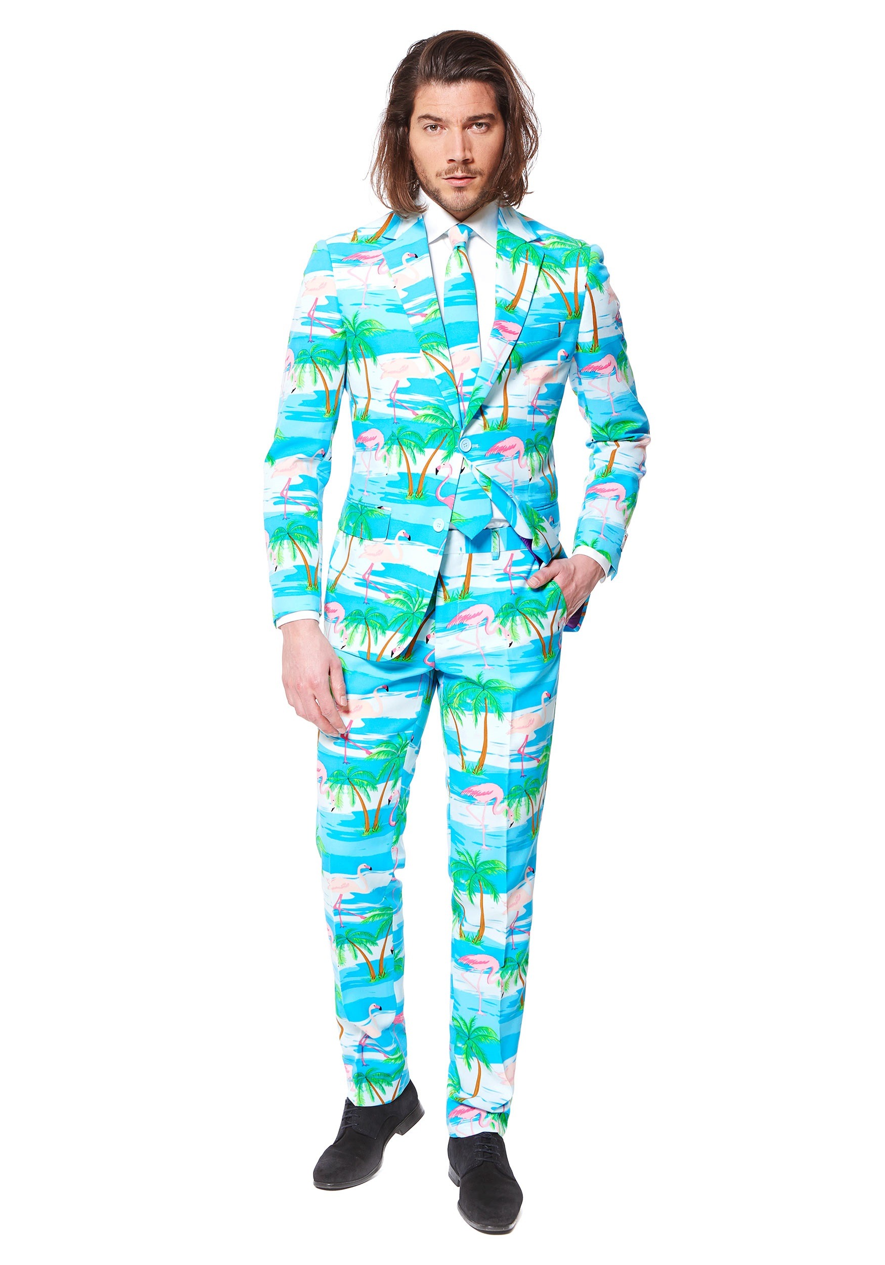 Image of Men's OppoSuits Flamingo Suit ID OSOSUI0047-40