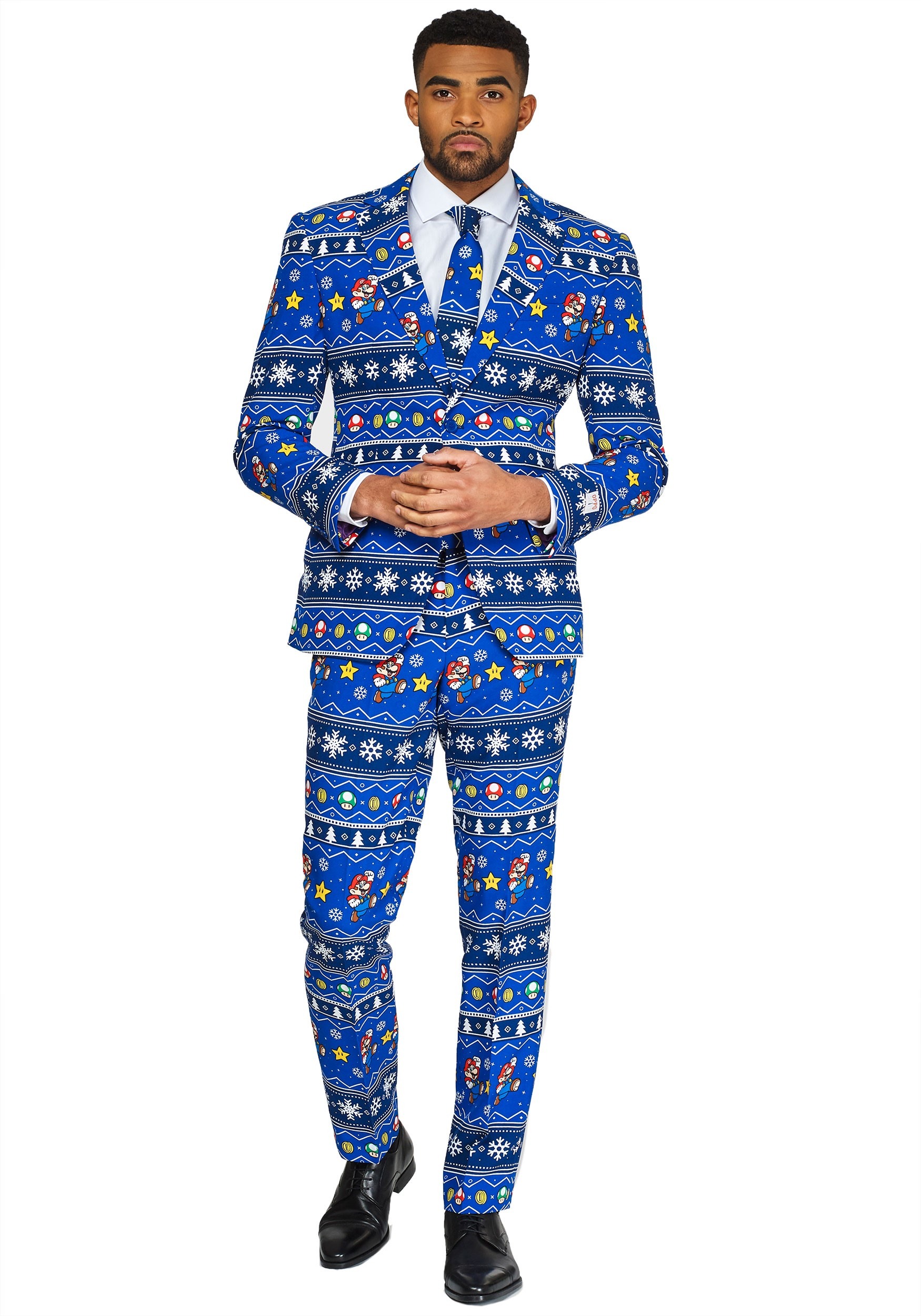 Image of Men's Opposuit Merry Mario Suit ID OSOSUI-0096-44