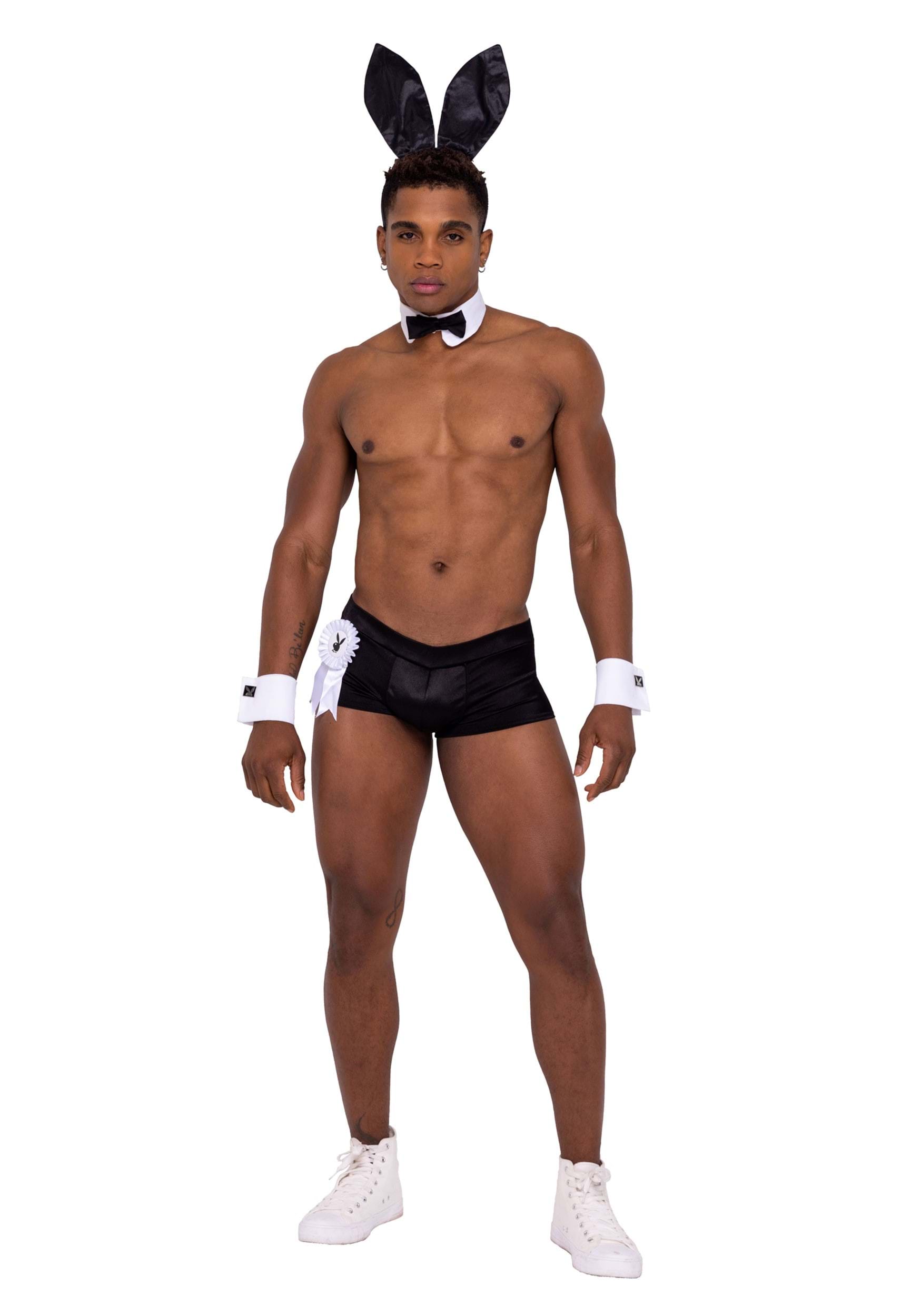 Image of Men's Playboy Hunky Playmate Costume | Playboy Bunny Costumes ID ROPB154-XL