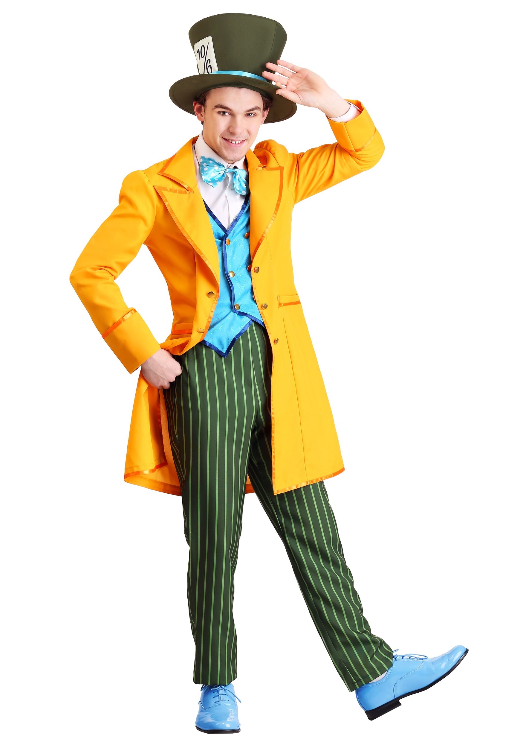 Image of Men's Plus Size Classic Mad Hatter Costume ID FUN0494PL-4X