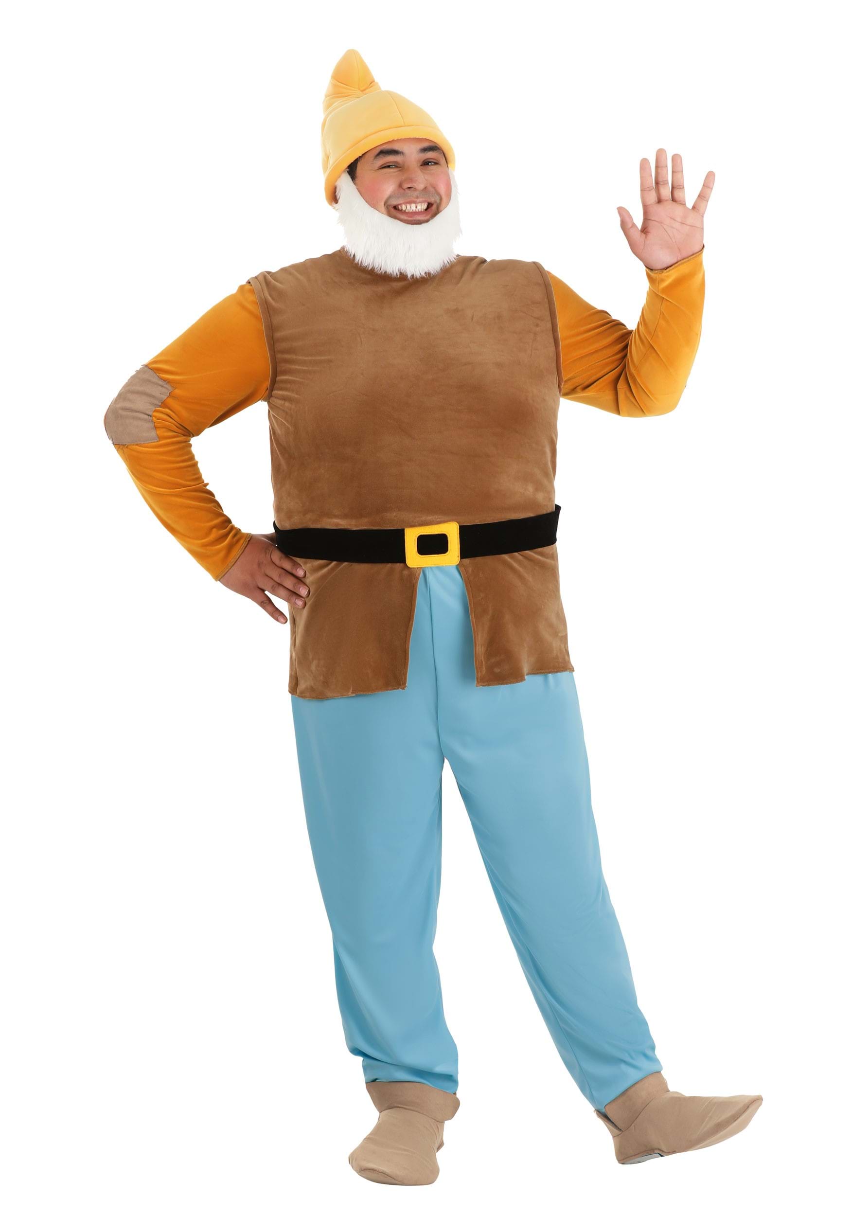 Image of Men's Plus Size Disney Happy Dwarf Costume ID FUN3360PL-3X