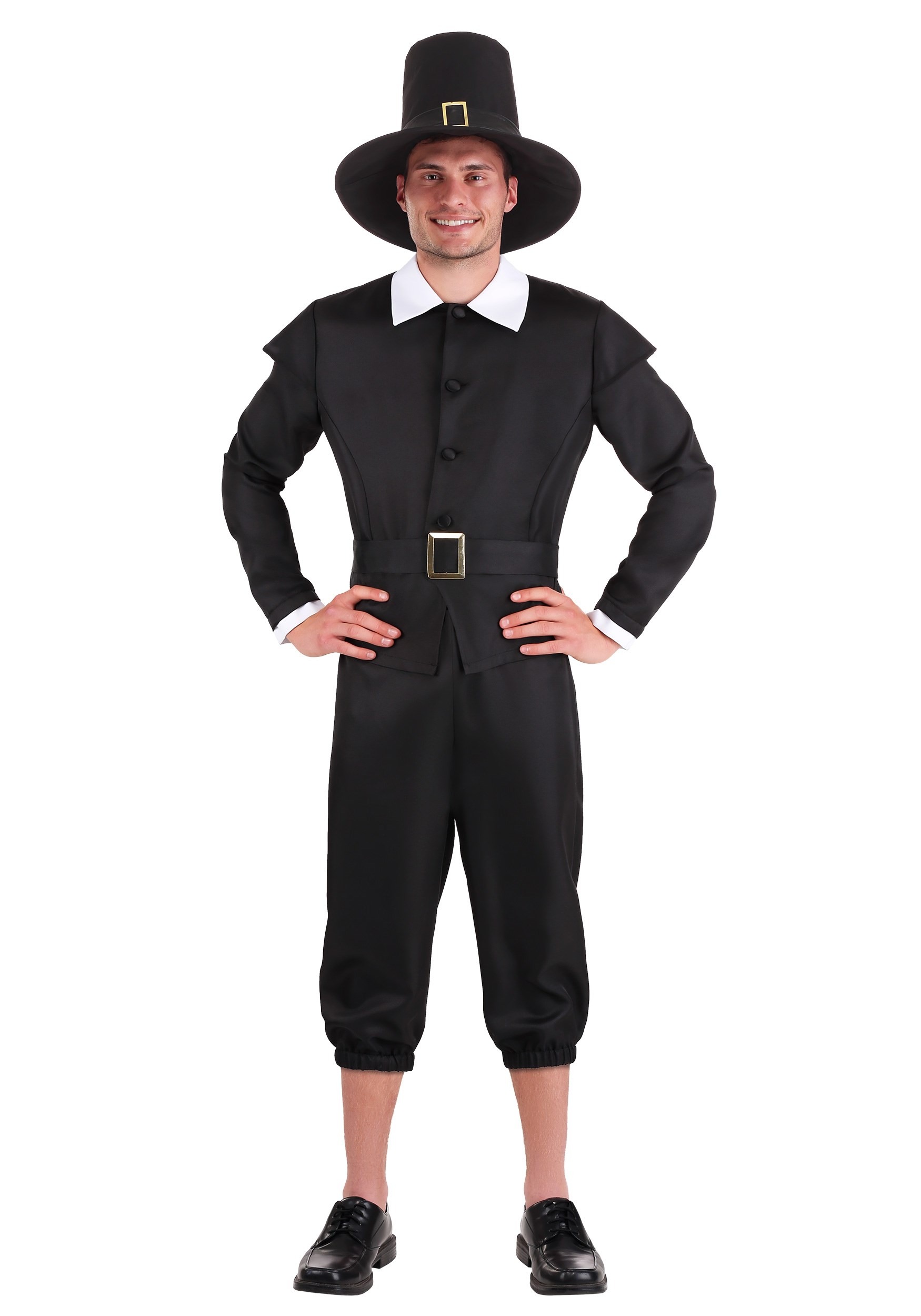 Image of Men's Plus Size First Pilgrim Costume ID FUN0741PL-3X