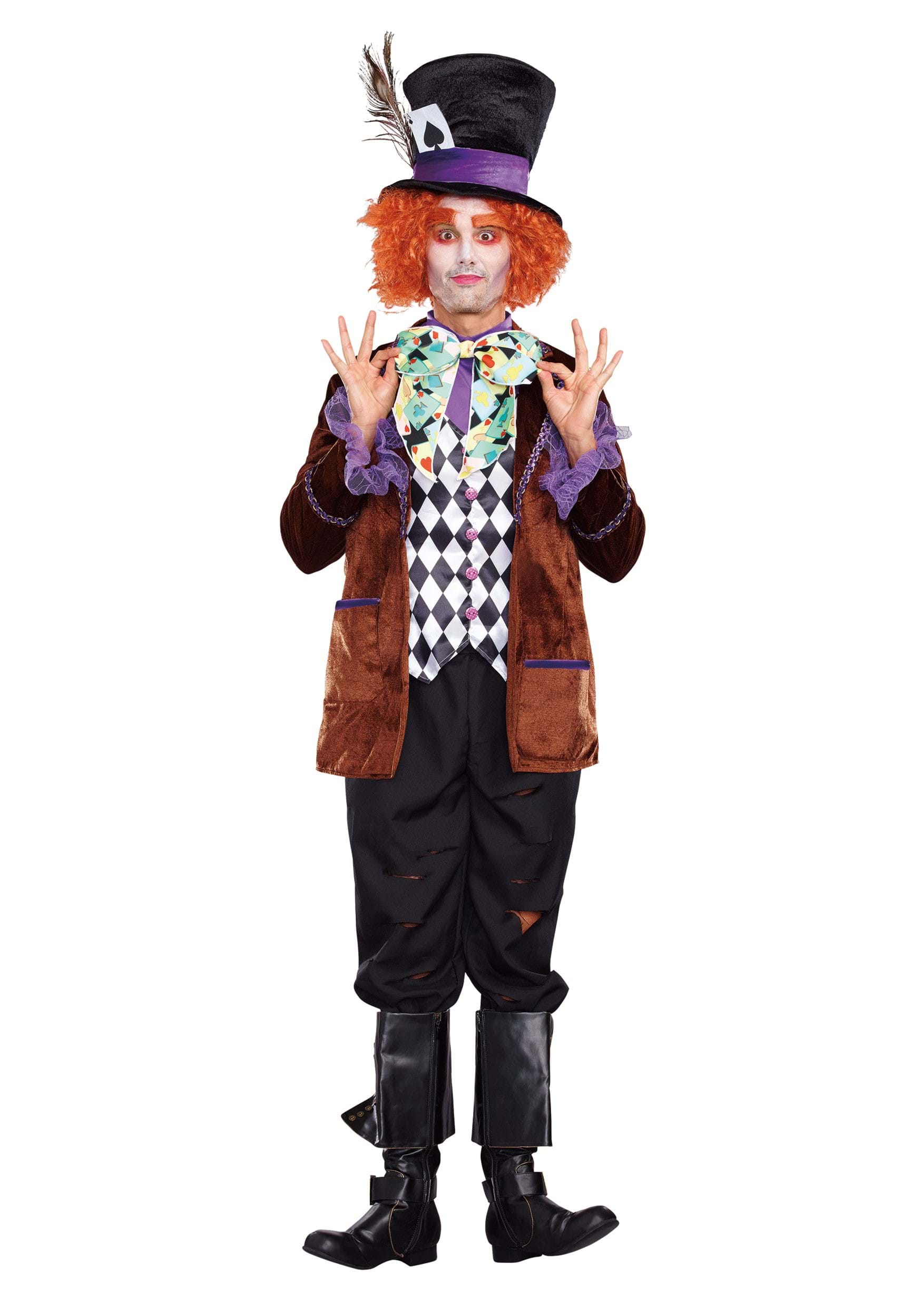 Image of Men's Plus Size Hatter Madness Costume ID DR10297X-3X