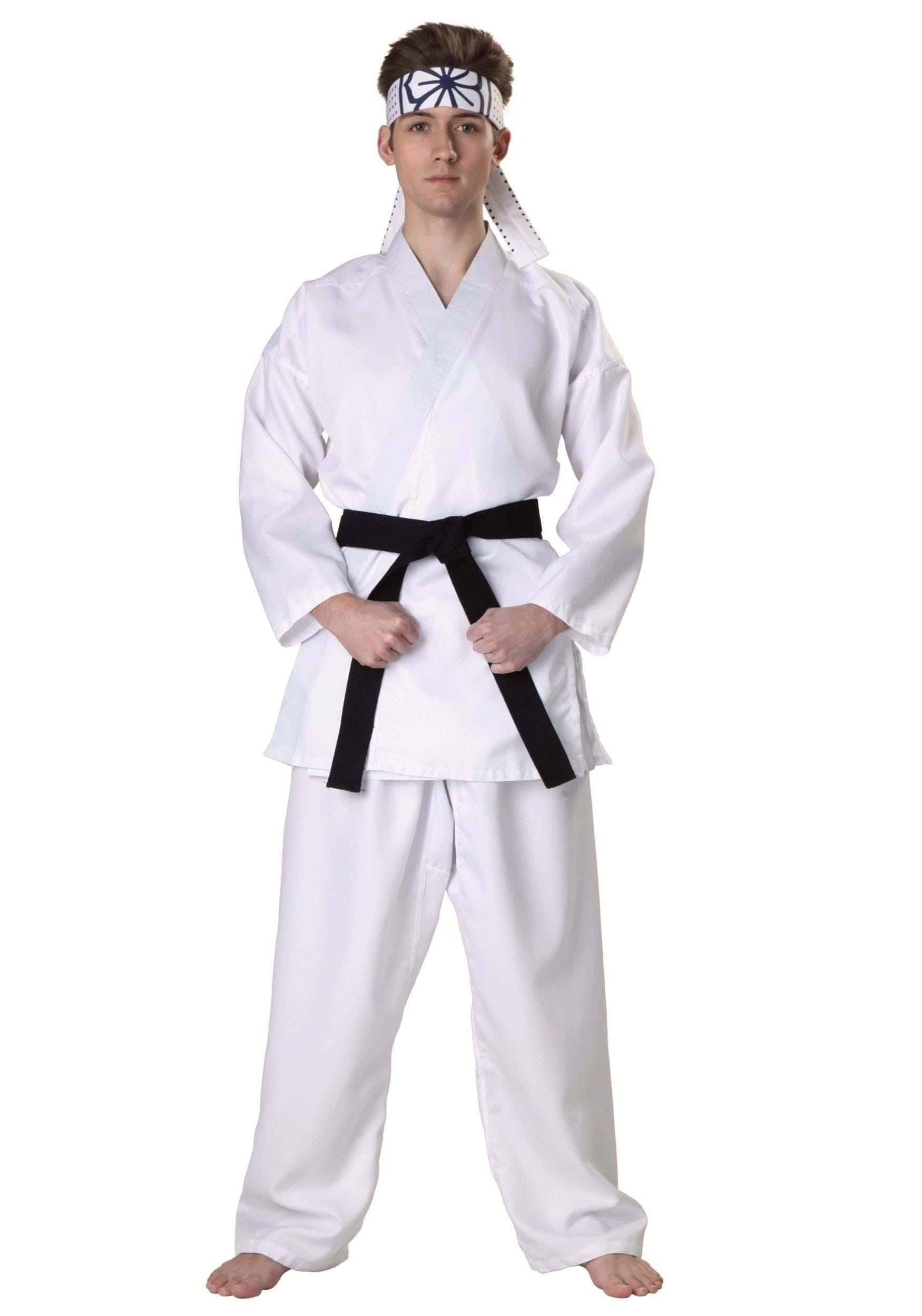 Image of Men's Plus Size Karate Kid Daniel San Costume ID KAR2227PL-2X