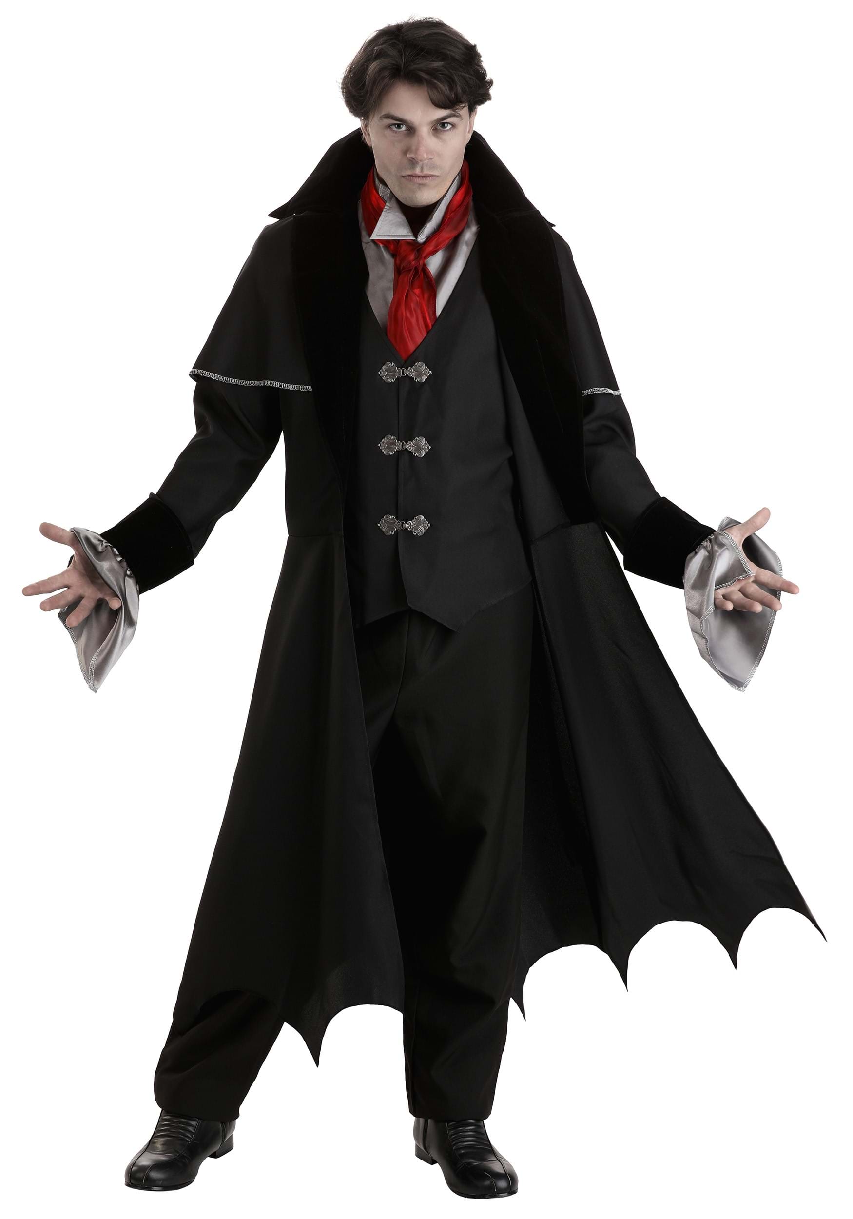 Image of Men's Plus Size Royal Vampire Costume | Made by Us Costumes ID FUN4233PL-3X