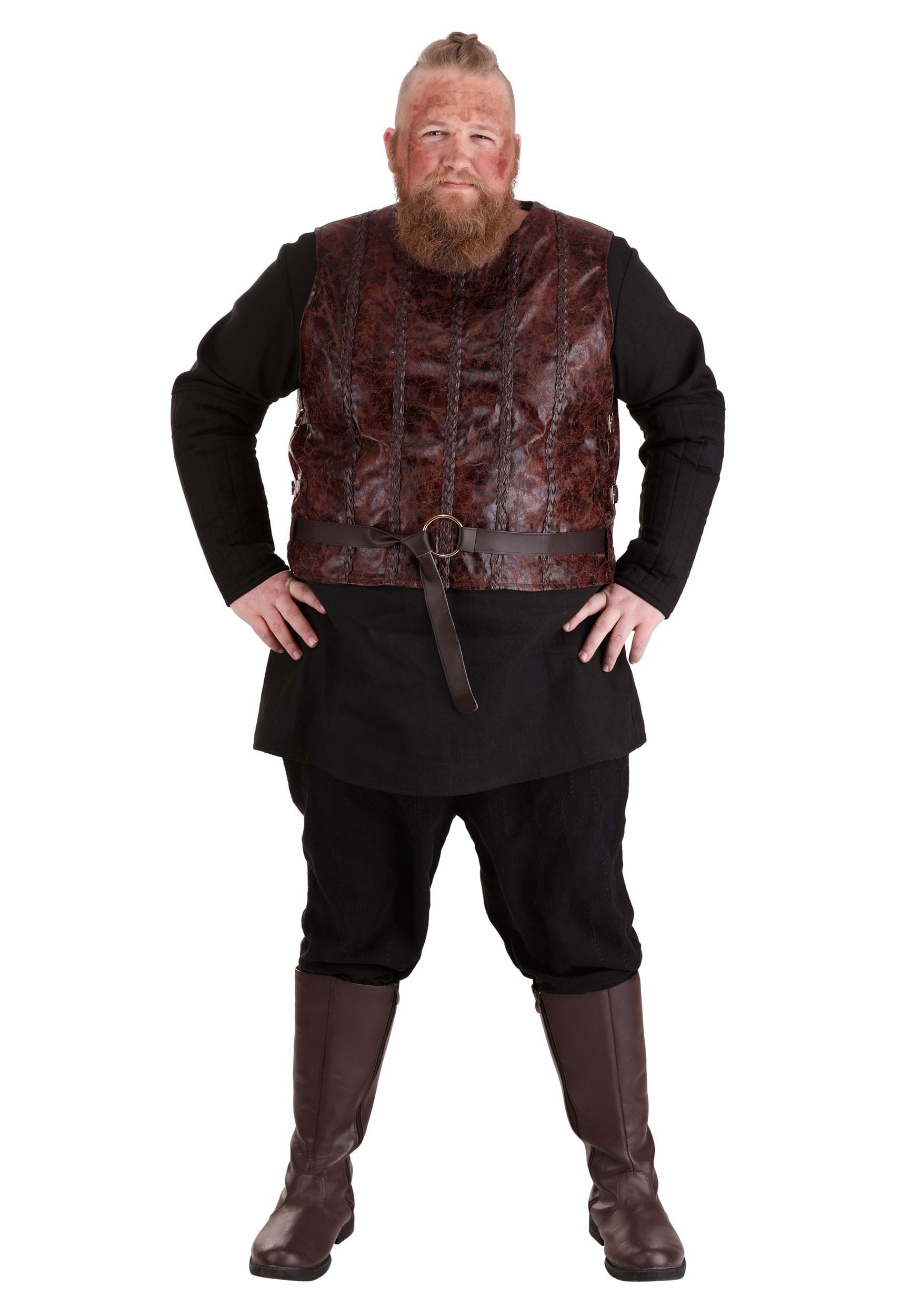 Image of Men's Plus Size Vikings Bjorn Ironside Costume ID FUN6880PL-2X