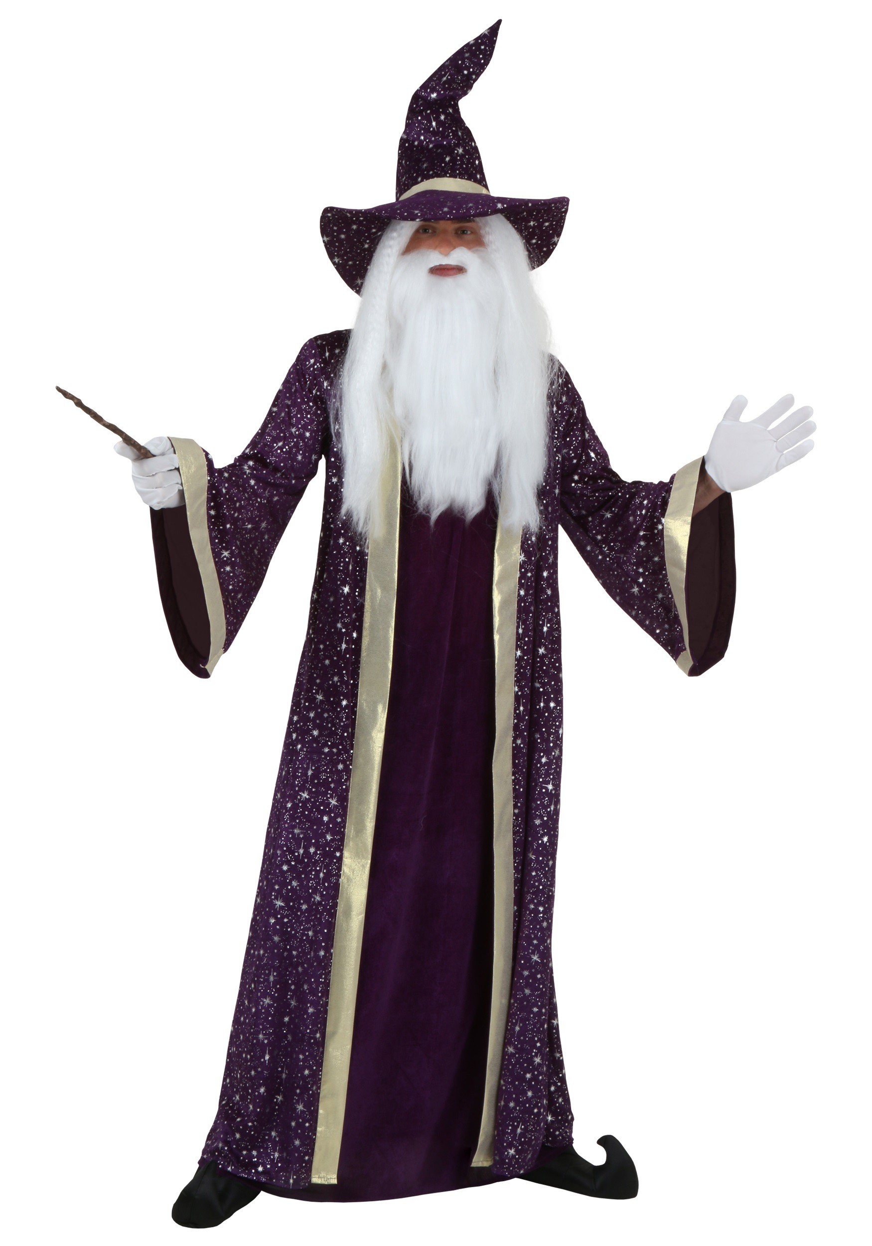 Image of Men's Plus Size Wizard Costume ID FUN6050PL-2X