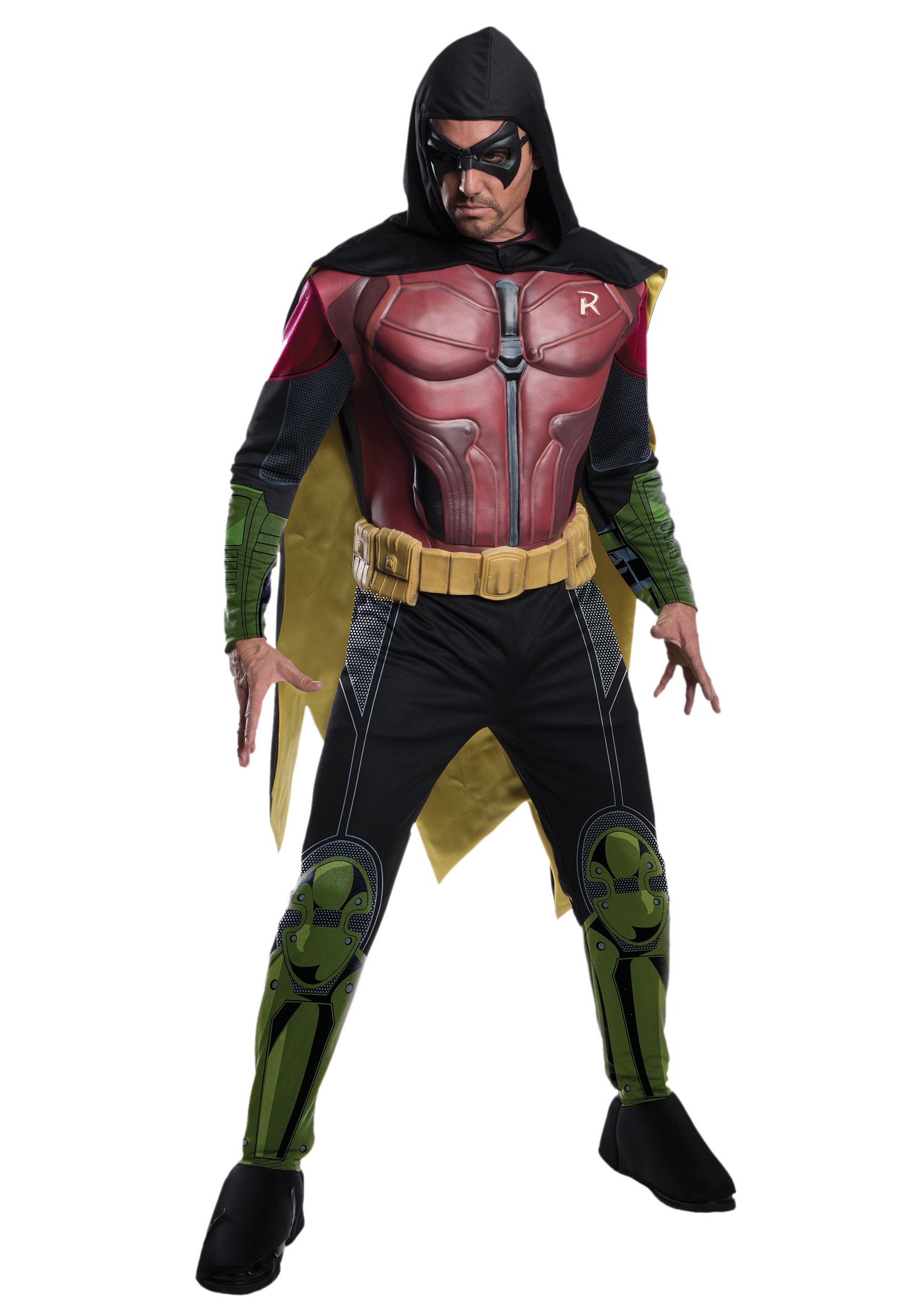 Image of Men's Robin Arkham Origins Costume ID RU884822-M