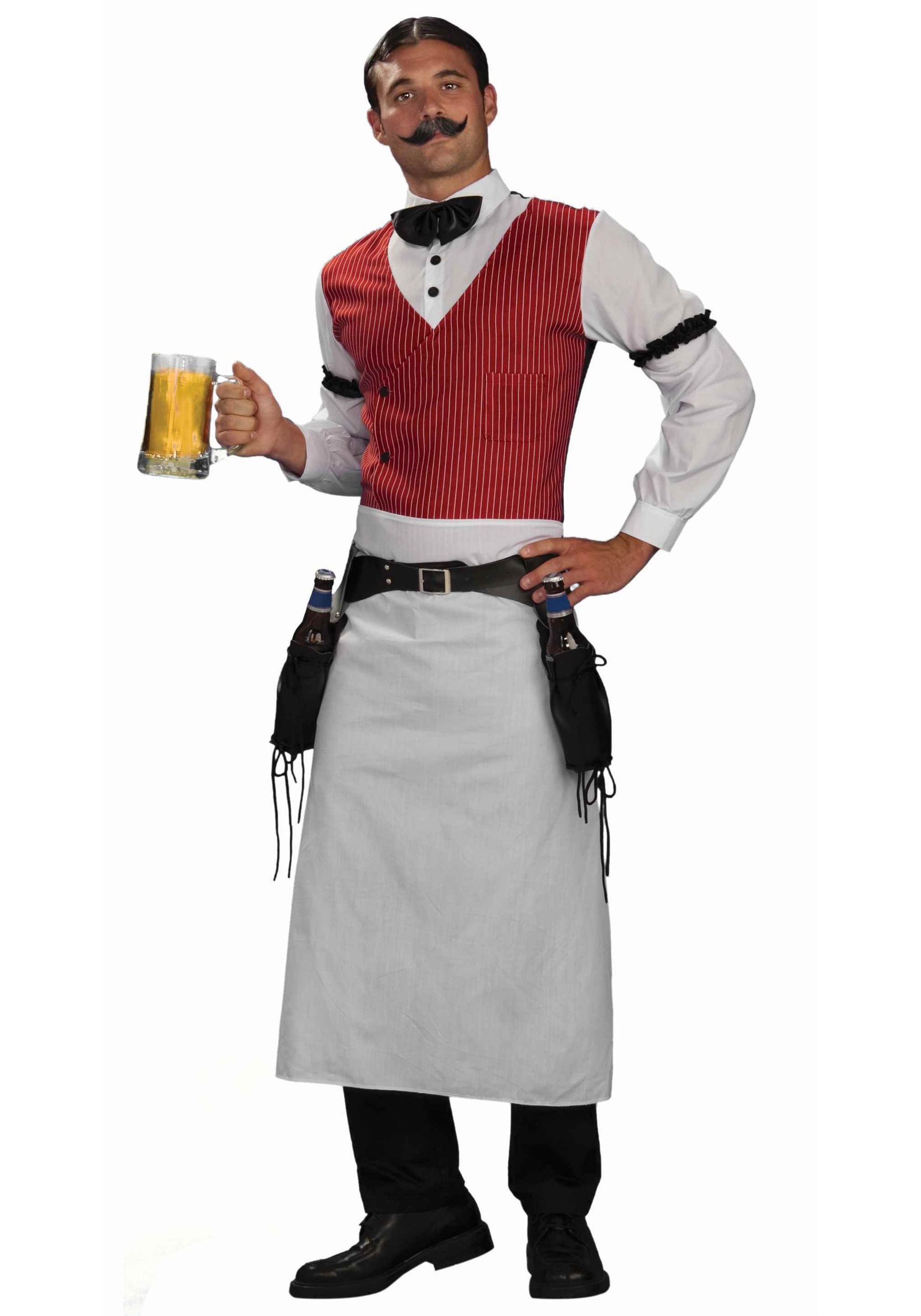 Image of Mens Saloon Bartender Costume ID FO64083-XL