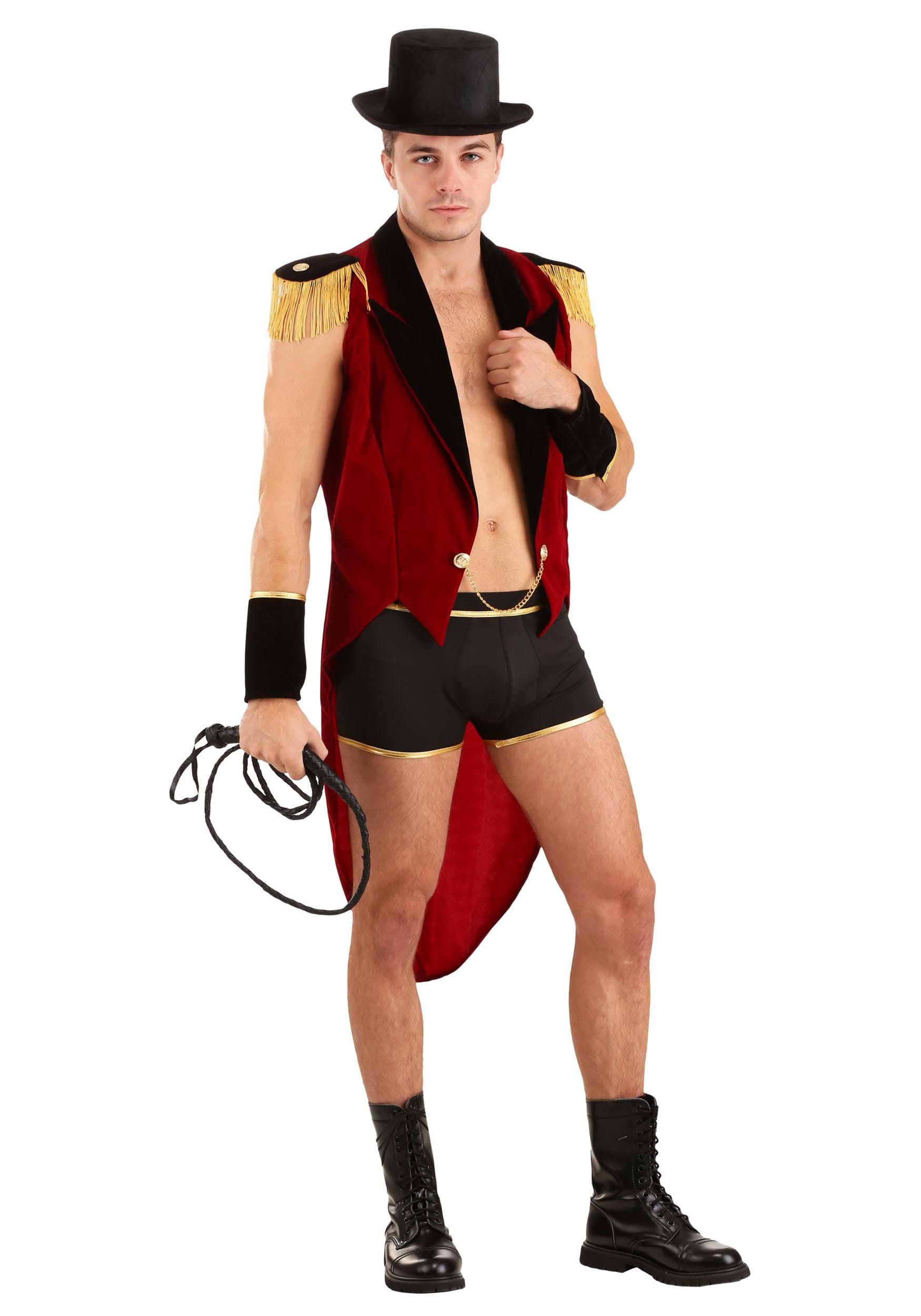 Image of Men's Sexy Ringmaster Costume ID ROM102-L