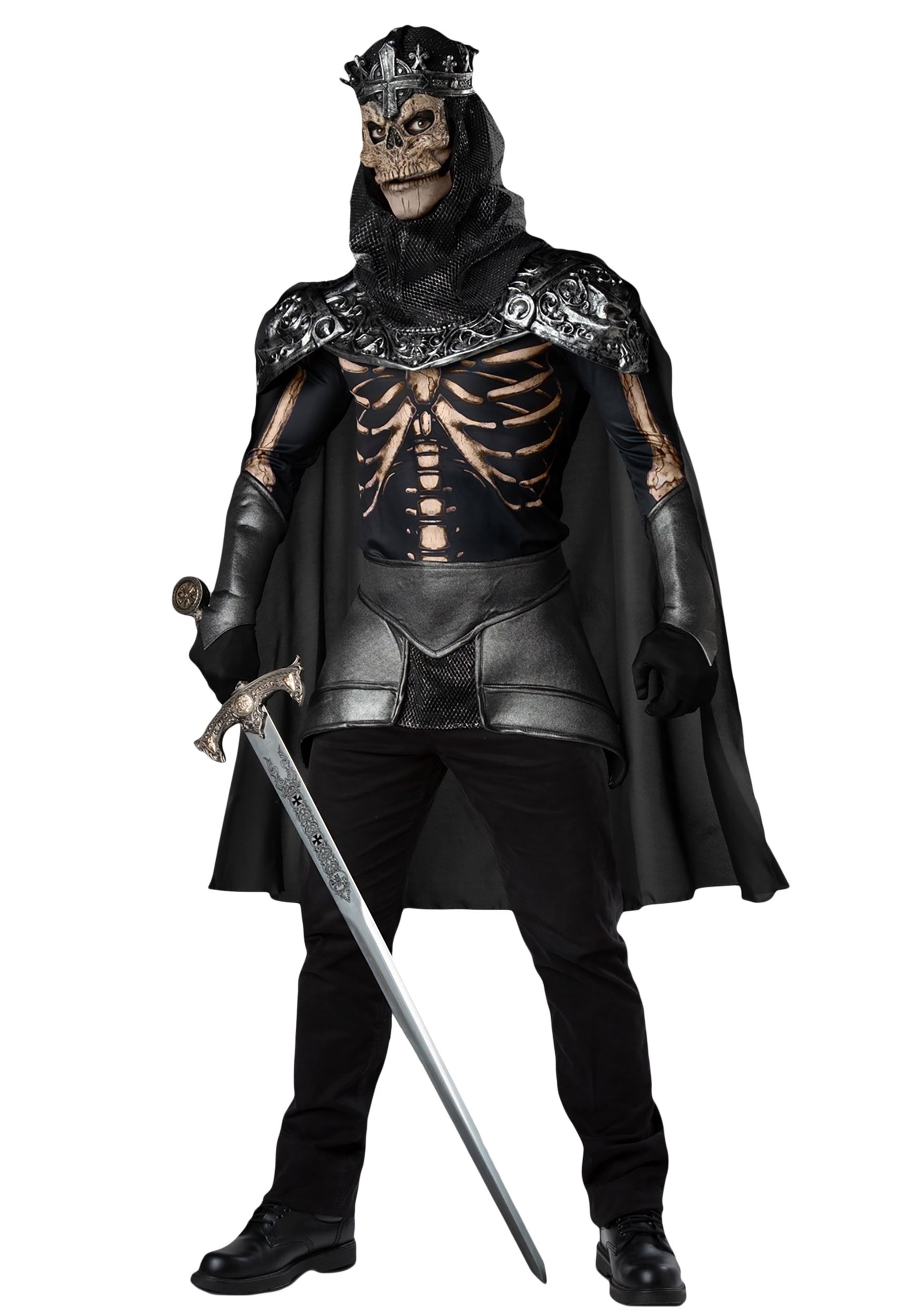 Image of Men's Skeleton King Costume ID FUCM11126-L
