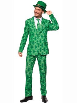 Image of Men's St Patrick's Day Green Suit