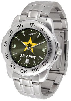 Image of Men's US Army Sport Steel AnoChrome Watch