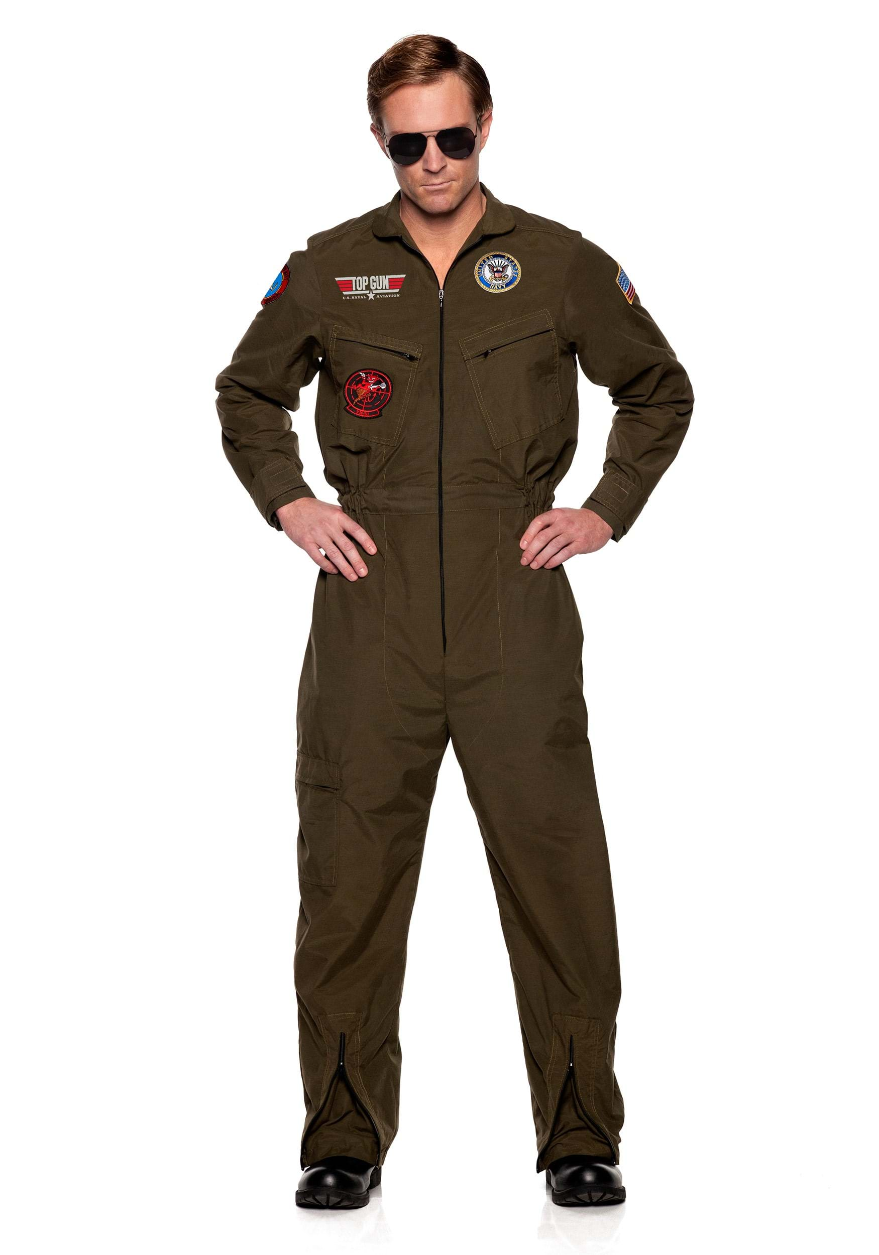 Image of Men's US Navy Top Gun Jumpsuit ID UN30544-XXL