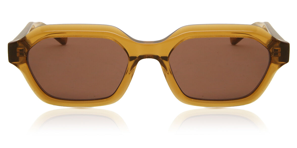 Image of Messy Weekend ANTHONY Coffee Marrons 54 Lunettes De Soleil Femme Oranges FR