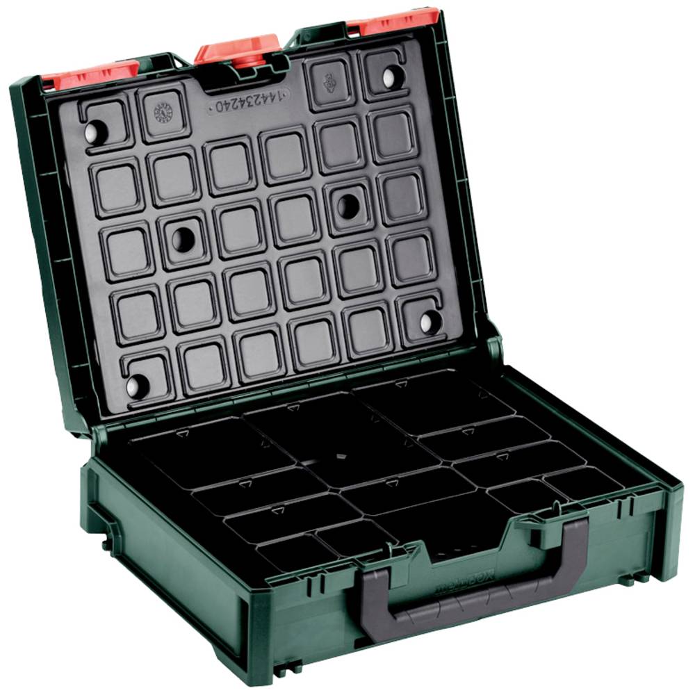 Image of Metabo metaBOX 118 Organizer 626897000 Equipment case Acrylonitrile butadiene styrene Green Black (W x H x D) 396 x 118