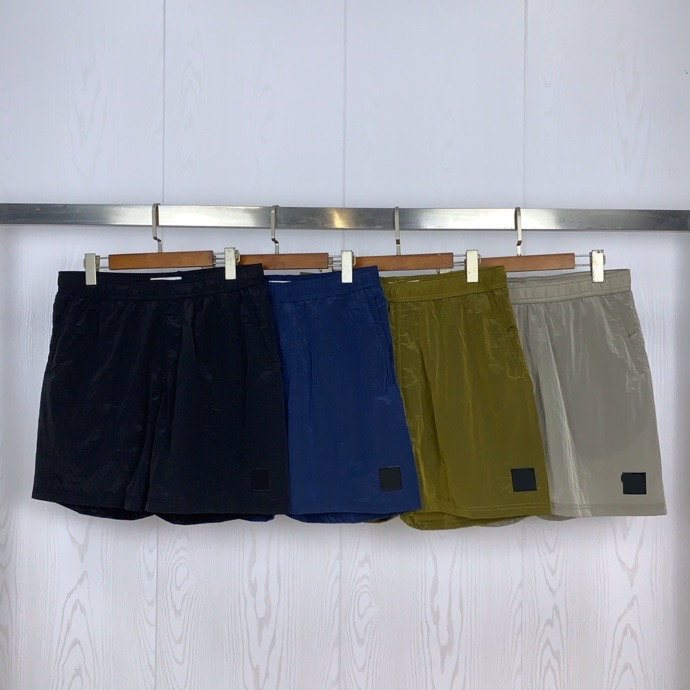 Image of Metal nylon beach pants Sports shorts Capris men&#039s fashion summer pants casual running loose quick drying