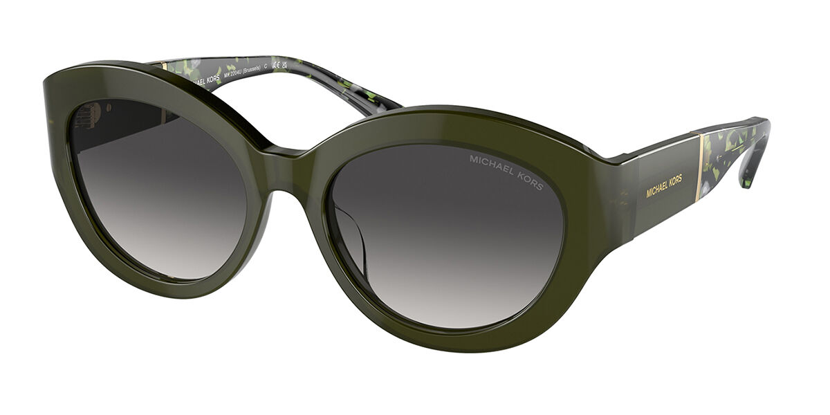 Image of Michael Kors MK2204U BRUSSELS 39478G Óculos de Sol Verdes Feminino PRT