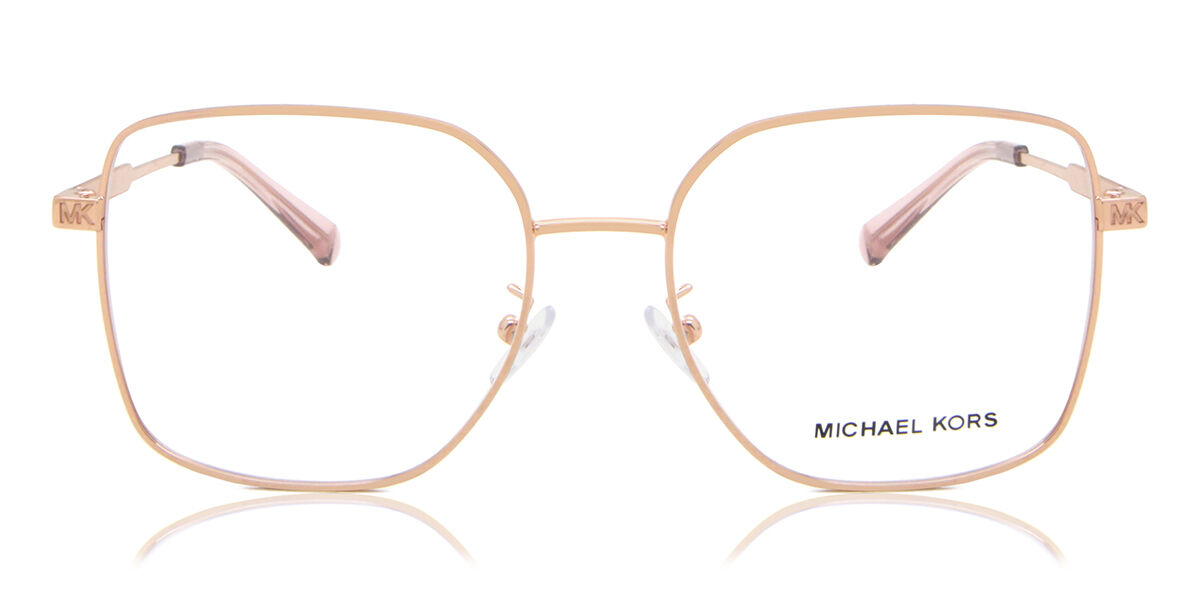 Image of Michael Kors MK3056 NAXOS 1108 Óculos de Grau Rose-Dourados Feminino BRLPT