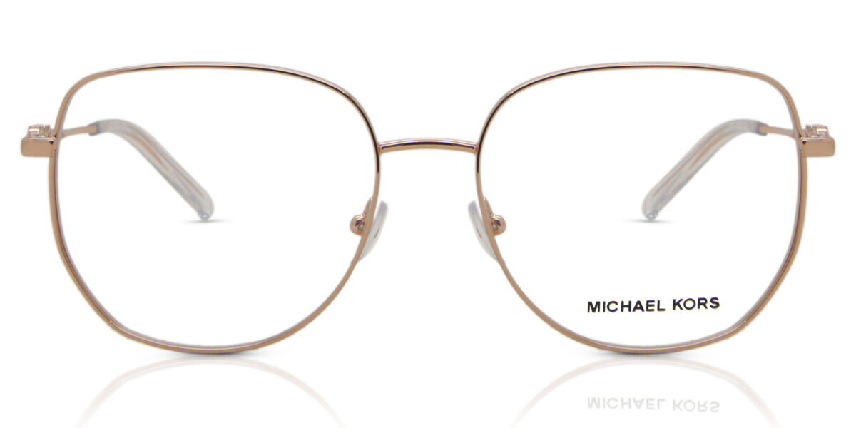Image of Michael Kors MK3062 BELLEVILLE 1108 Óculos de Grau Rose-Dourados Feminino BRLPT