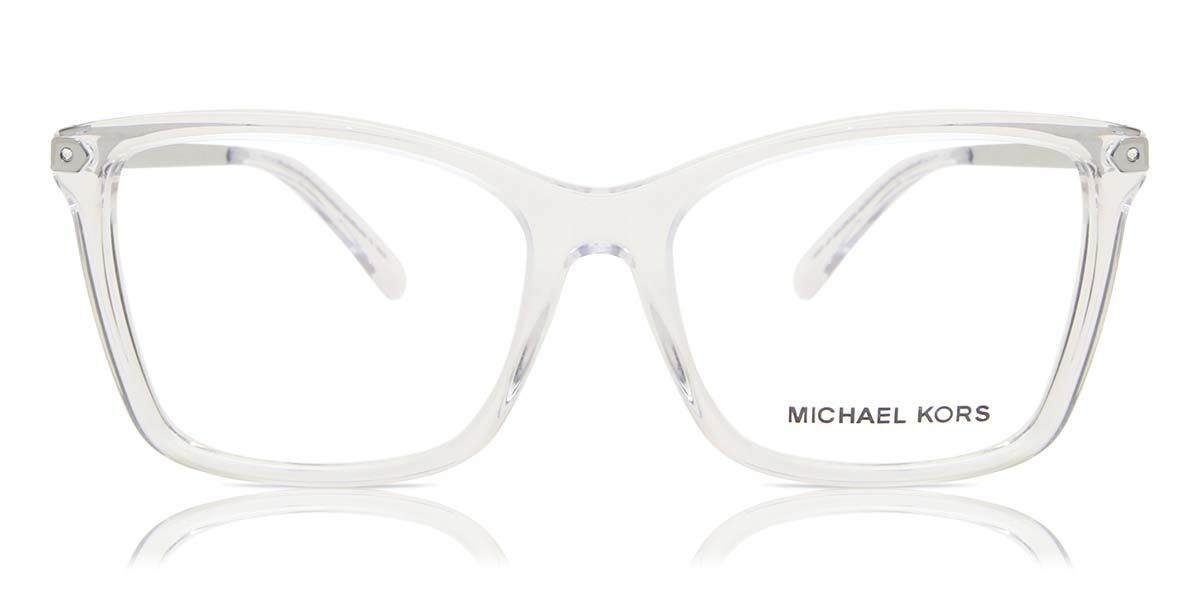 Image of Michael Kors MK4087B CARACAS BRIGHT 3015 Óculos de Grau Brancos Feminino BRLPT