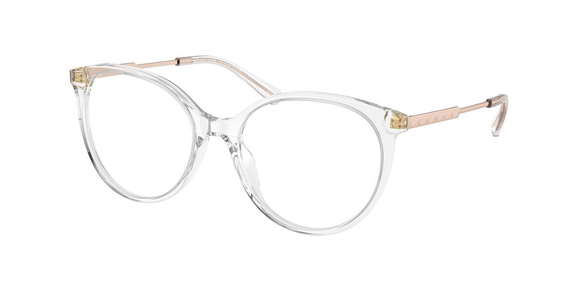 Image of Michael Kors MK4093F PALAU Asian Fit 3015 Óculos de Grau Transparentes Feminino PRT