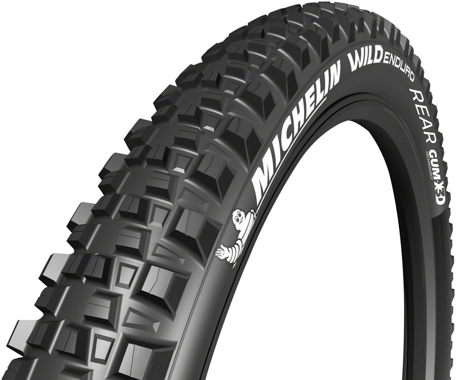 Image of Michelin E-Wild Tire - Tubeless Folding Gum-X Rear E-Bike