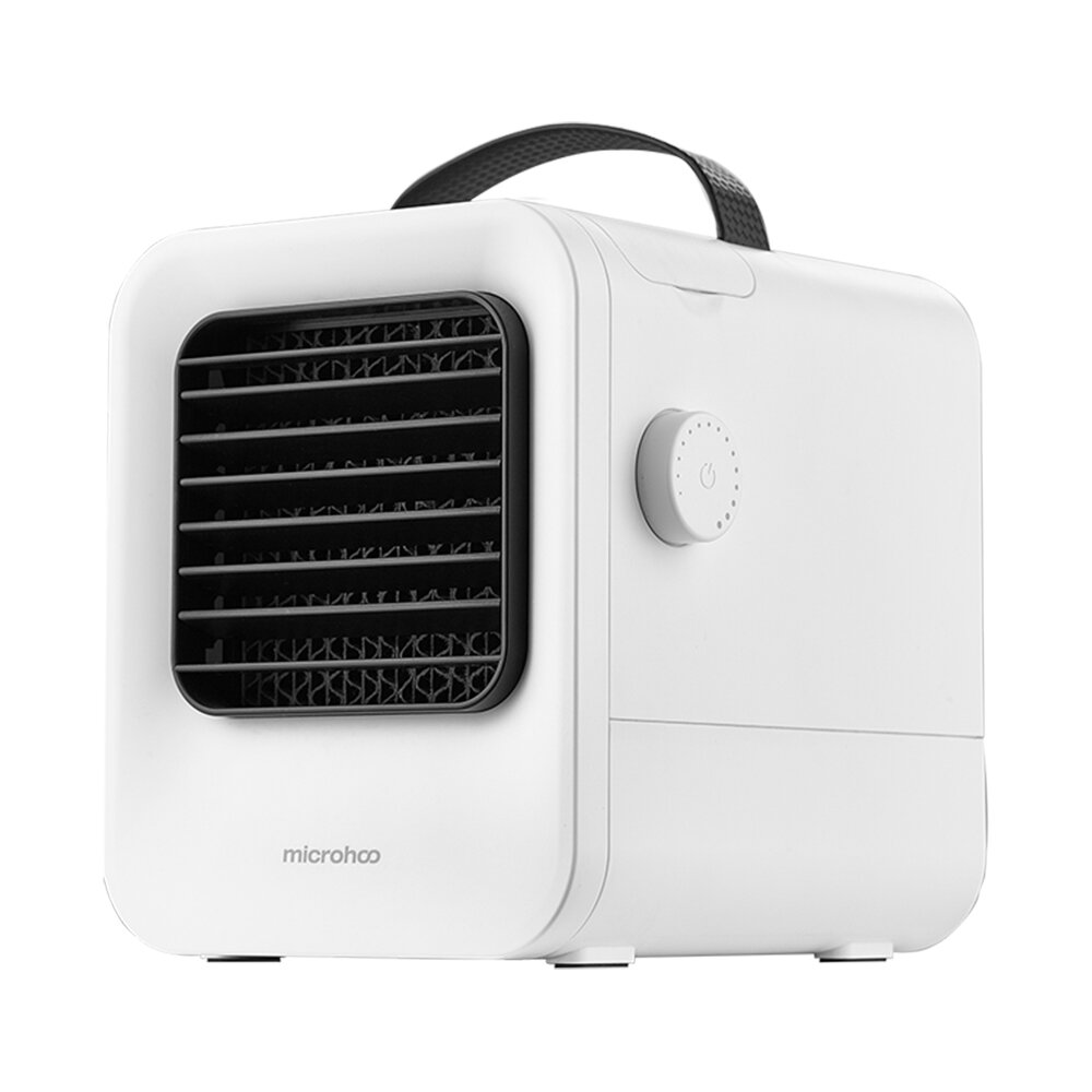 Image of Microhoo MH02D Portable USB Air-Conditioning 4000mAh Built-in Battery 25m/s Cooling Fan Negative Ion Purifier Air Coole