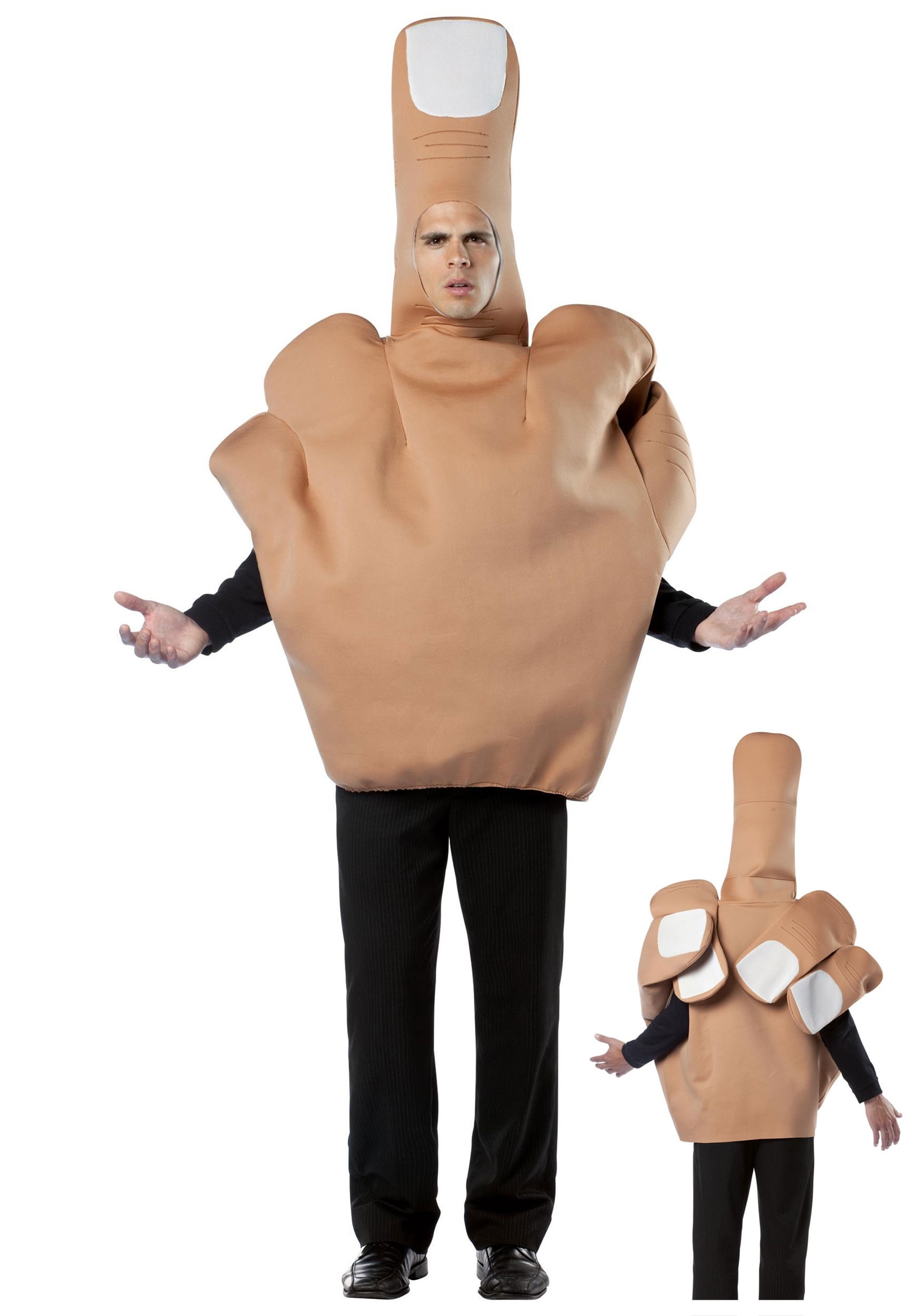 Image of Middle Finger Costume for Adults | Adult Humor Costumes ID RA6133-ST