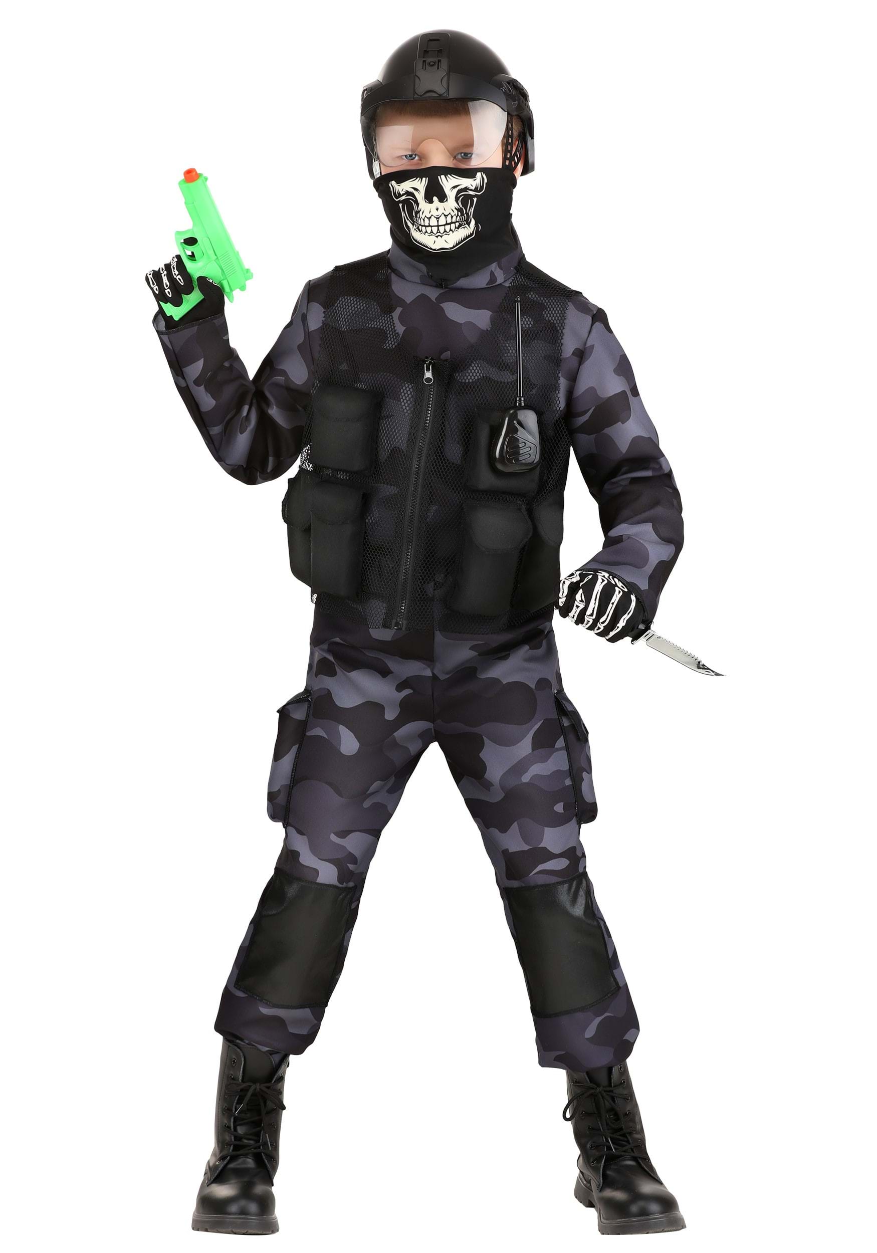 Image of Midnight Navy Seal Child Costume ID FUN1689CH-S